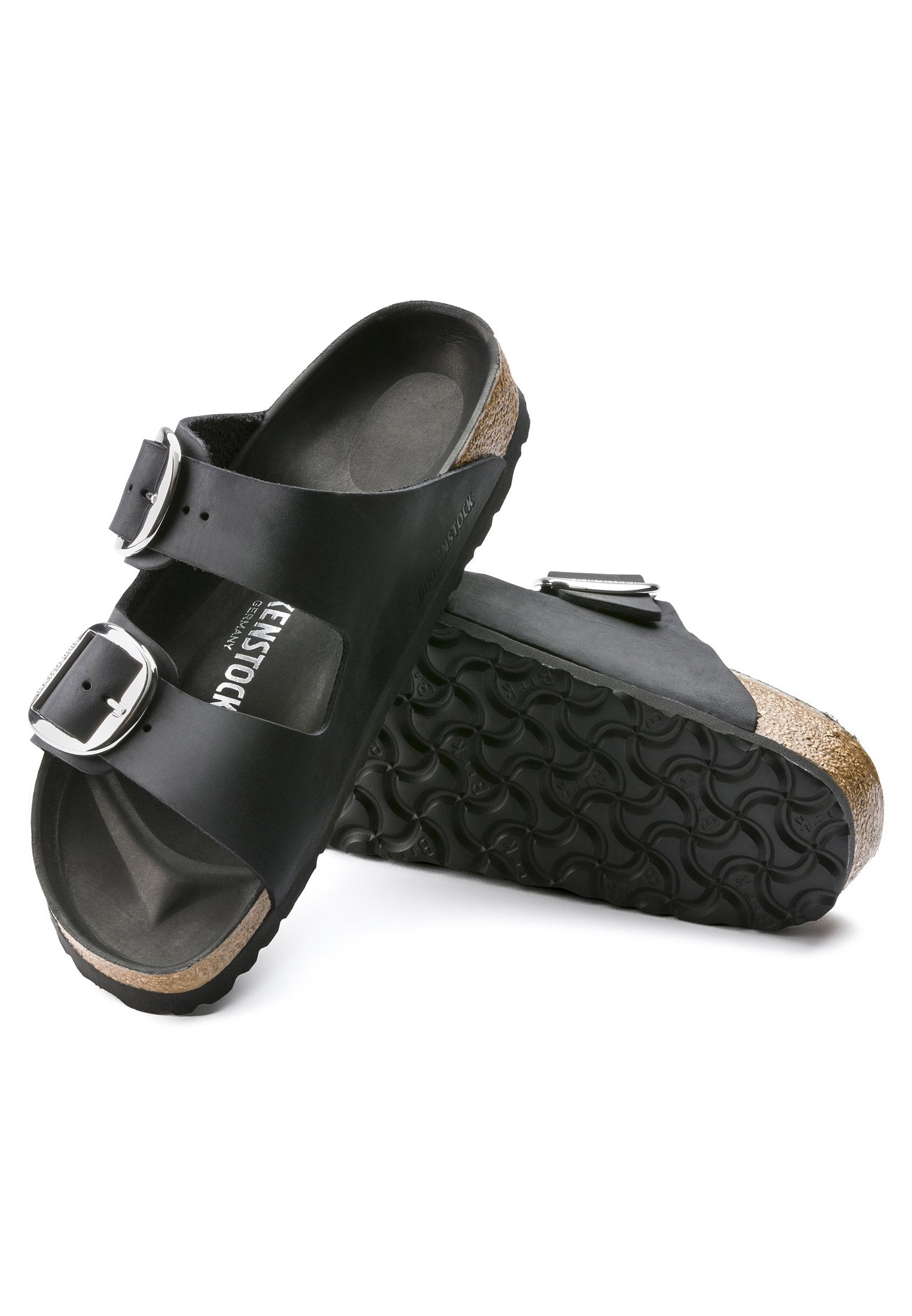 ARIZONA BIG BUCKLE N - REGULAR - Sandals - black
