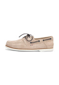SUEDE BOAT SHOES - Boat shoes - coastal taupe