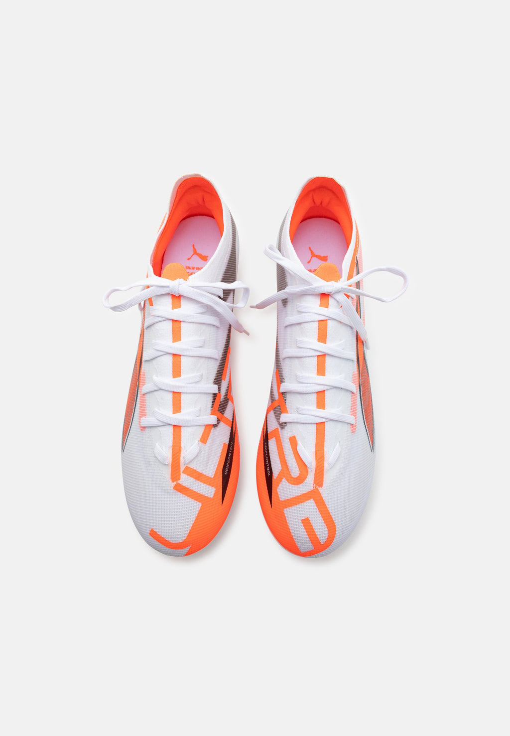 ULTRA 5 MATCH - Firm-ground football boots - white/black/glowing red