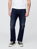 STRAIGHT WORN DARK - Straight leg jeans - worn dark