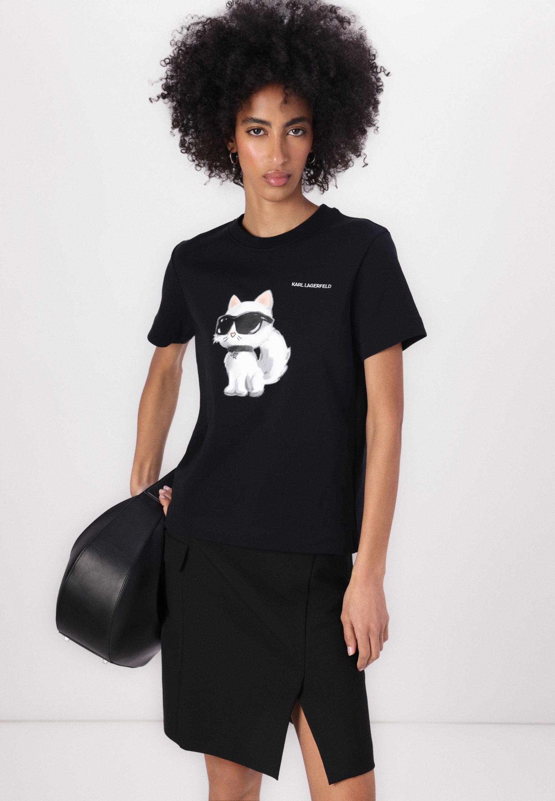 IKON CHOUPETTE - Print T-shirt - black