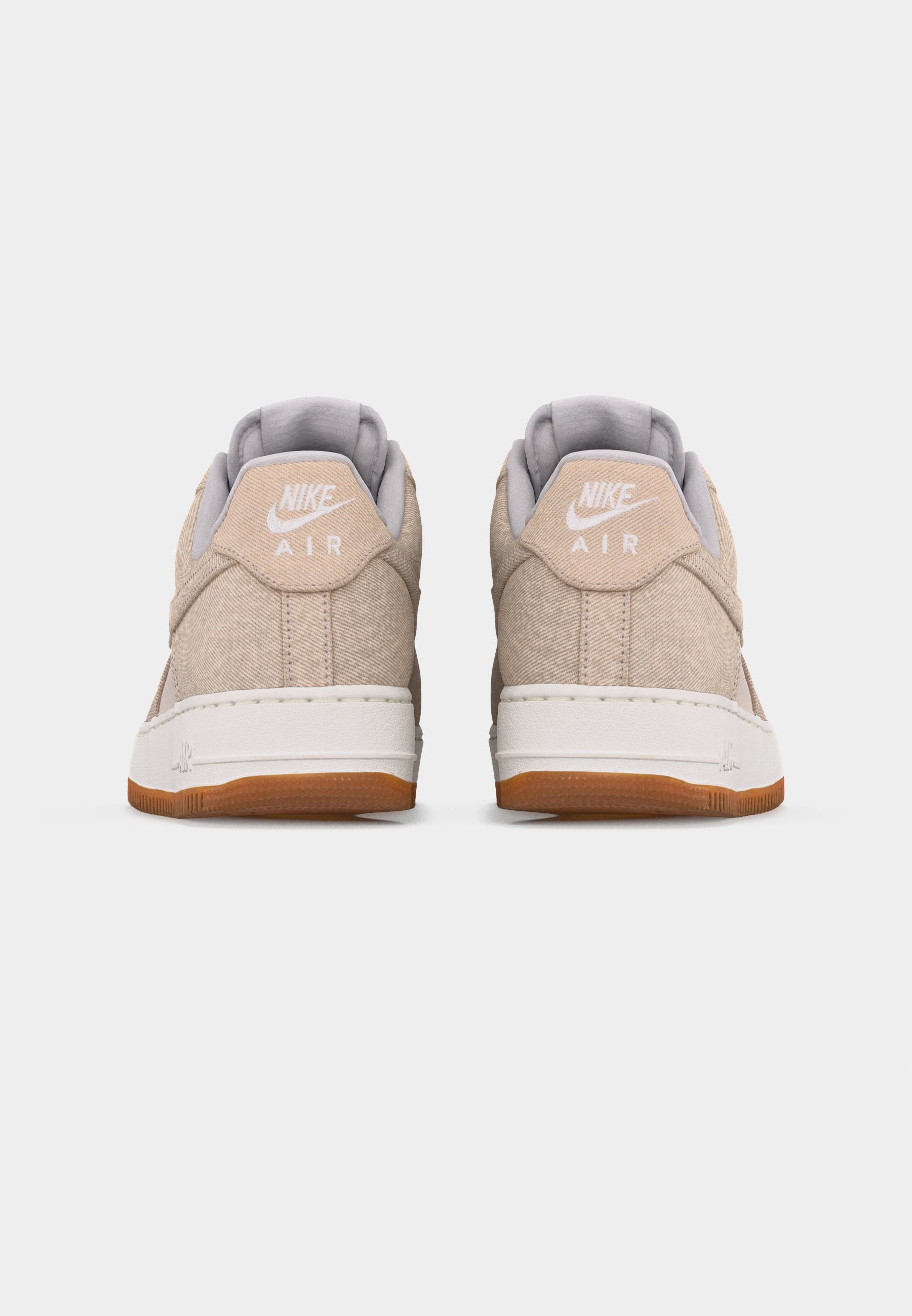 AIR FORCE 1 07 LV8 - Spor ayakkabı - açık gri/kirli beyaz/orta kahve