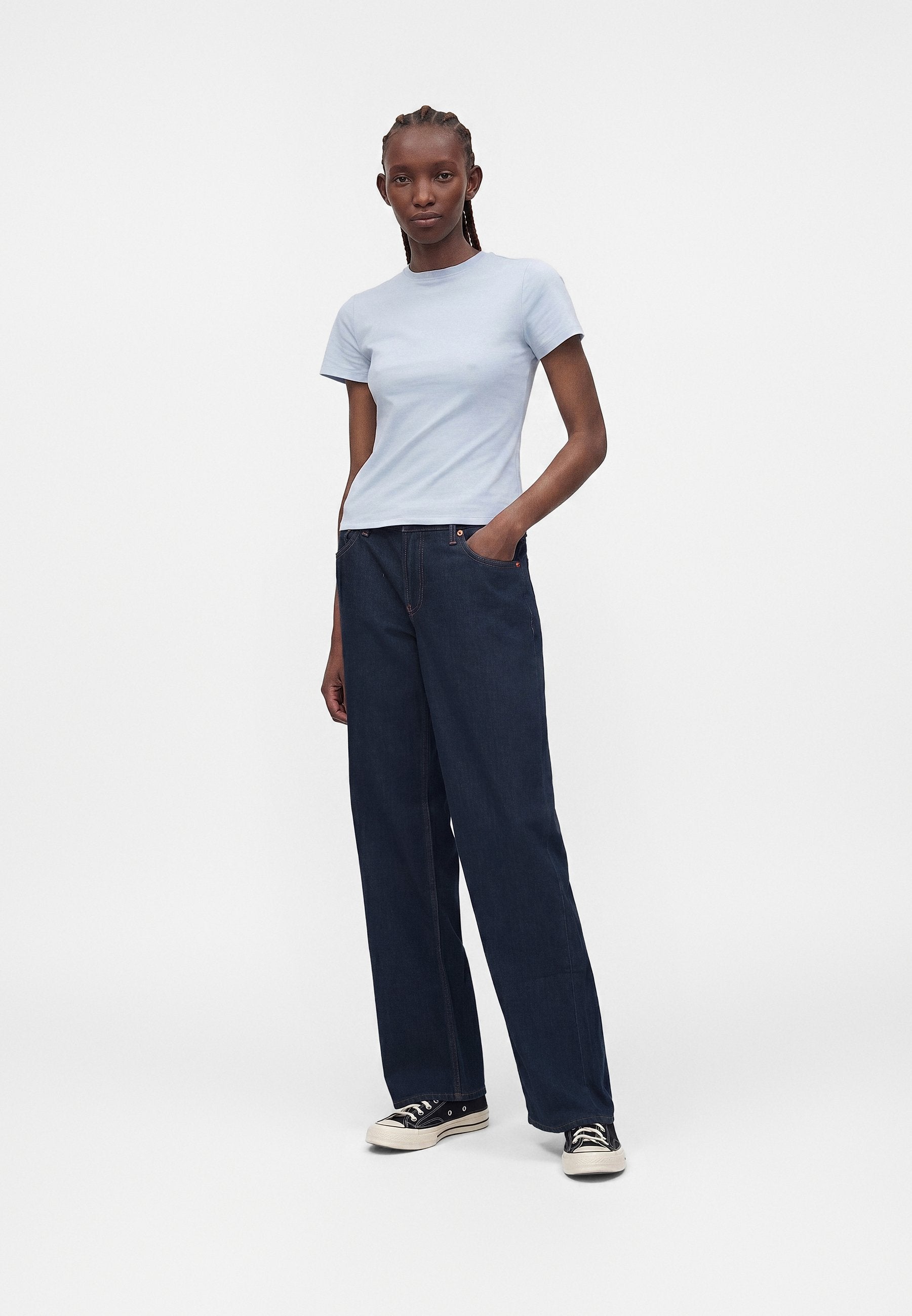 MERWIN - Baggy Jeans - dark indigo