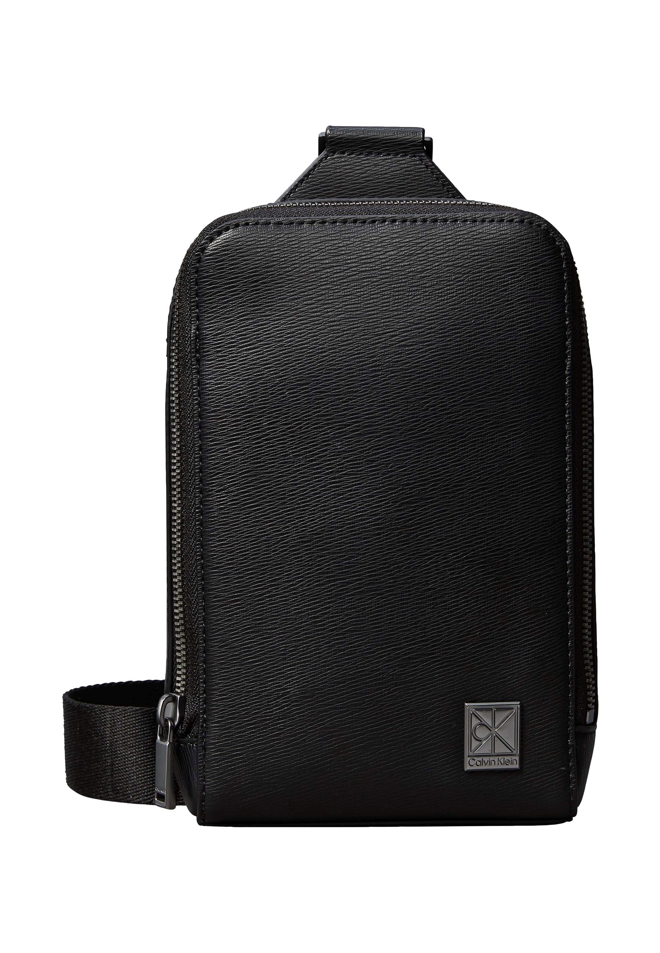 EMBLEM SLING - Cross body bag - black