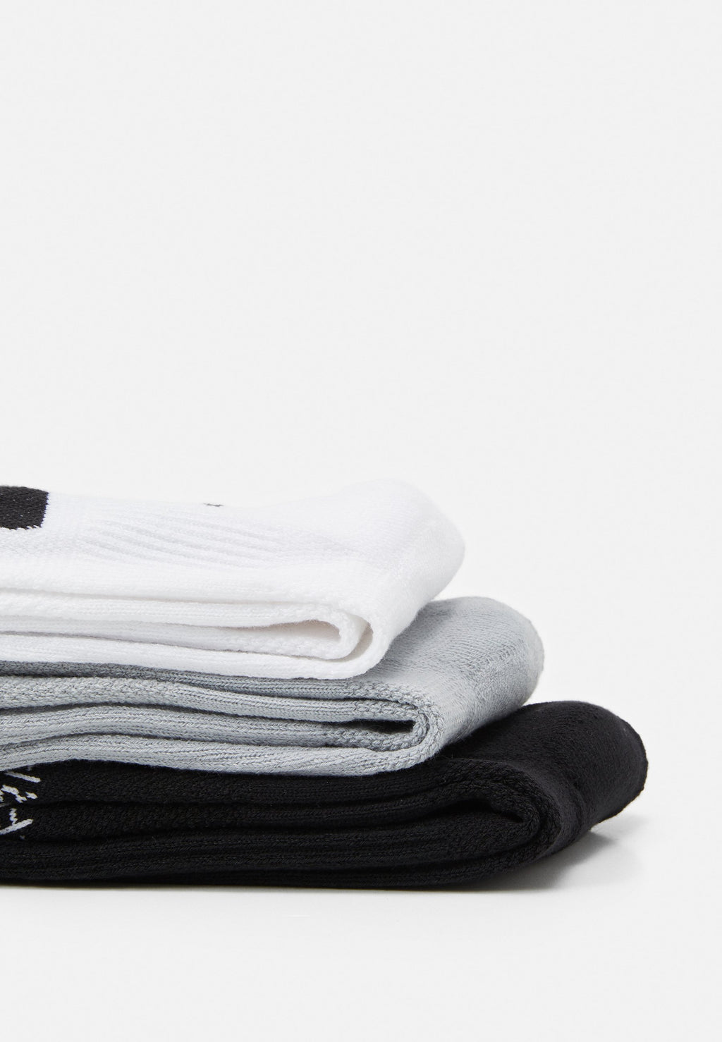 EVERYDAY CREW UNISEX 3 PACK - Sports socks - black/white/grey