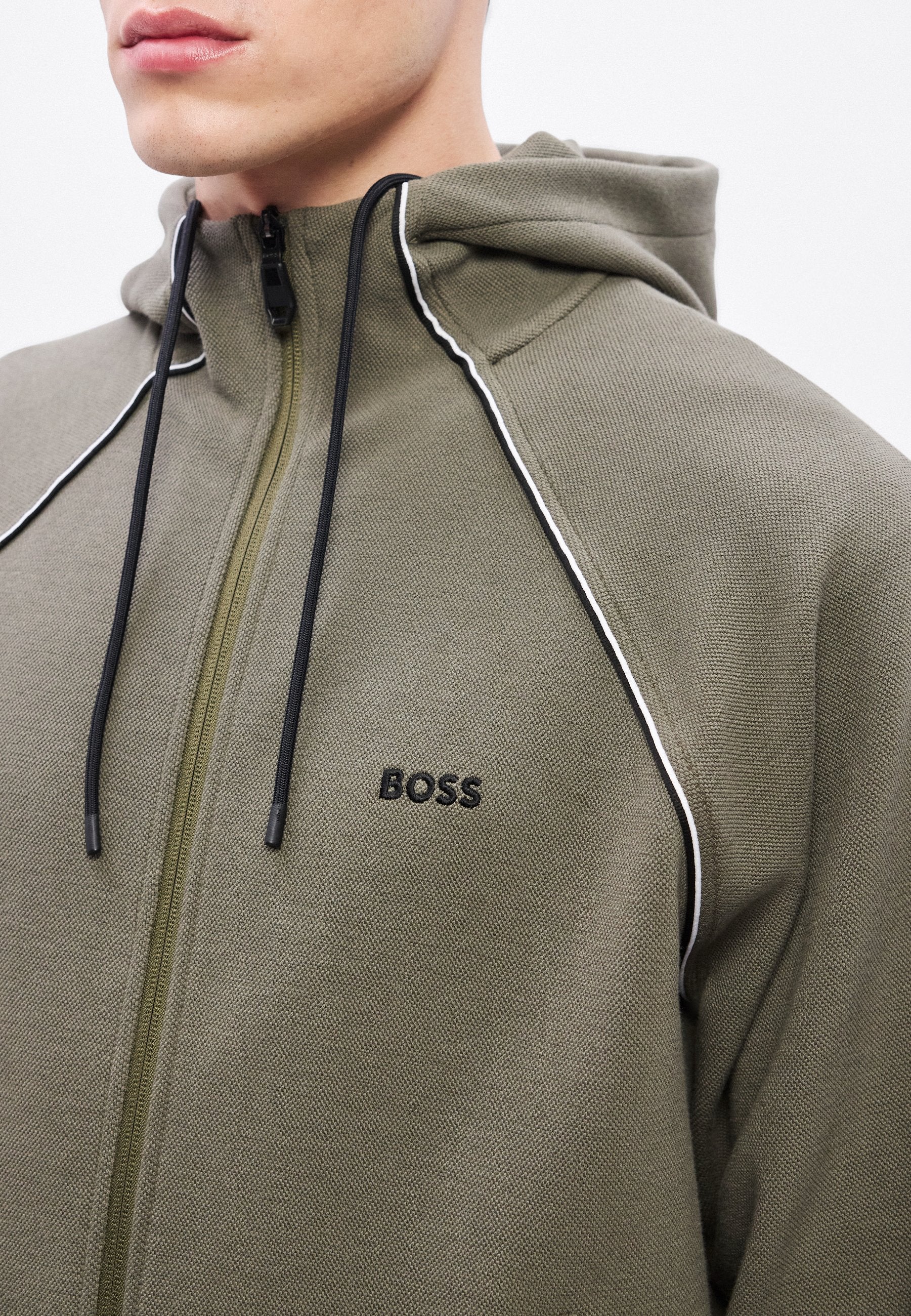 JOIN SAGGY - Zip-up sweatshirt - olive