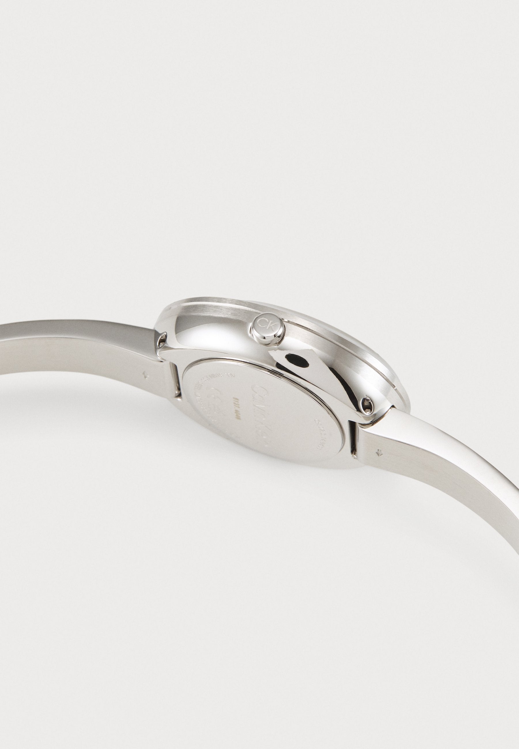 TWISTED BEZEL - Watch - silver-coloured/white