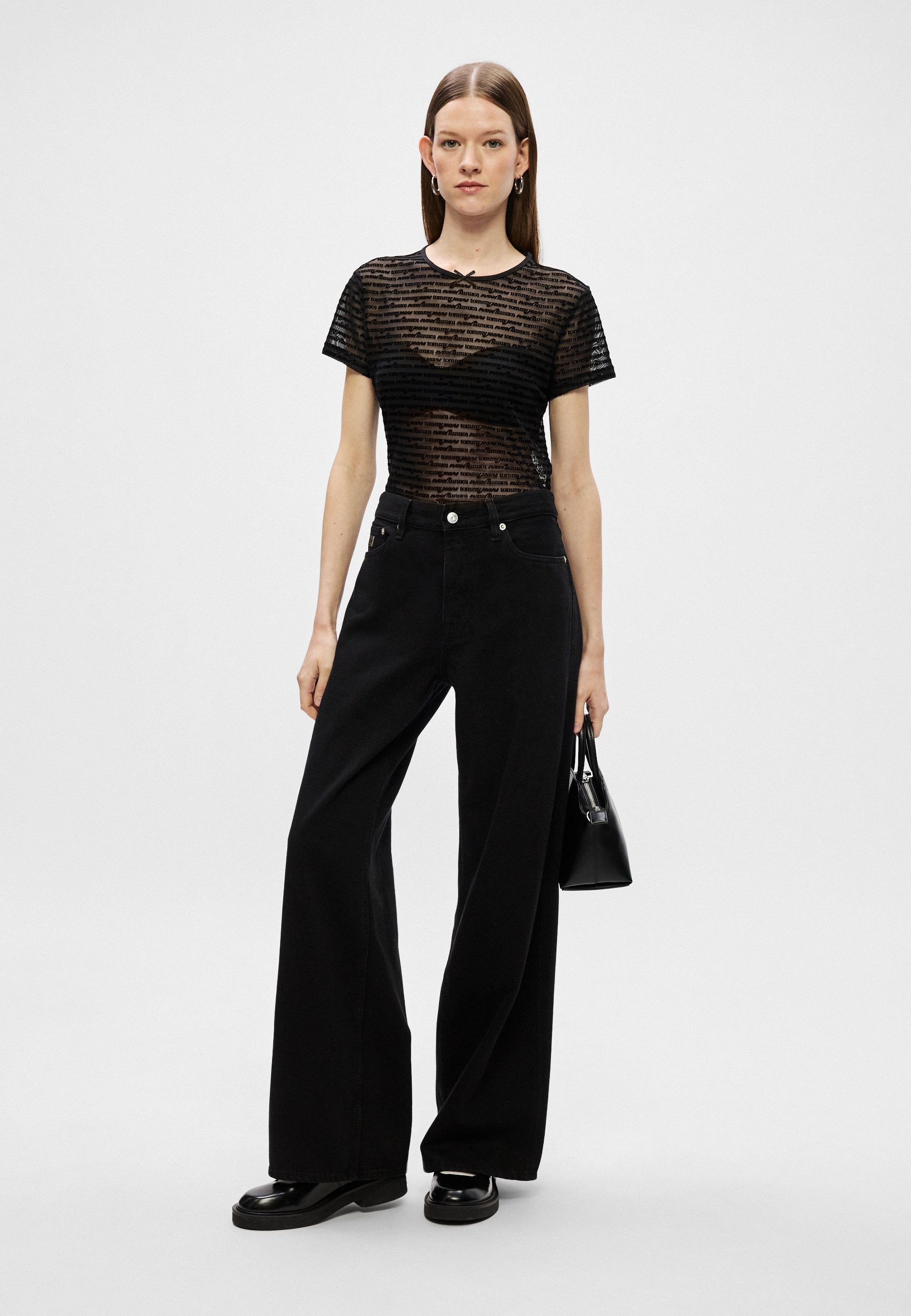 MID RISE LOOSE - Loose Jeans - denim black