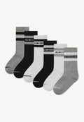 WORDMARK CREW UNISEX 6 PACK  - Socks - dark grey heather