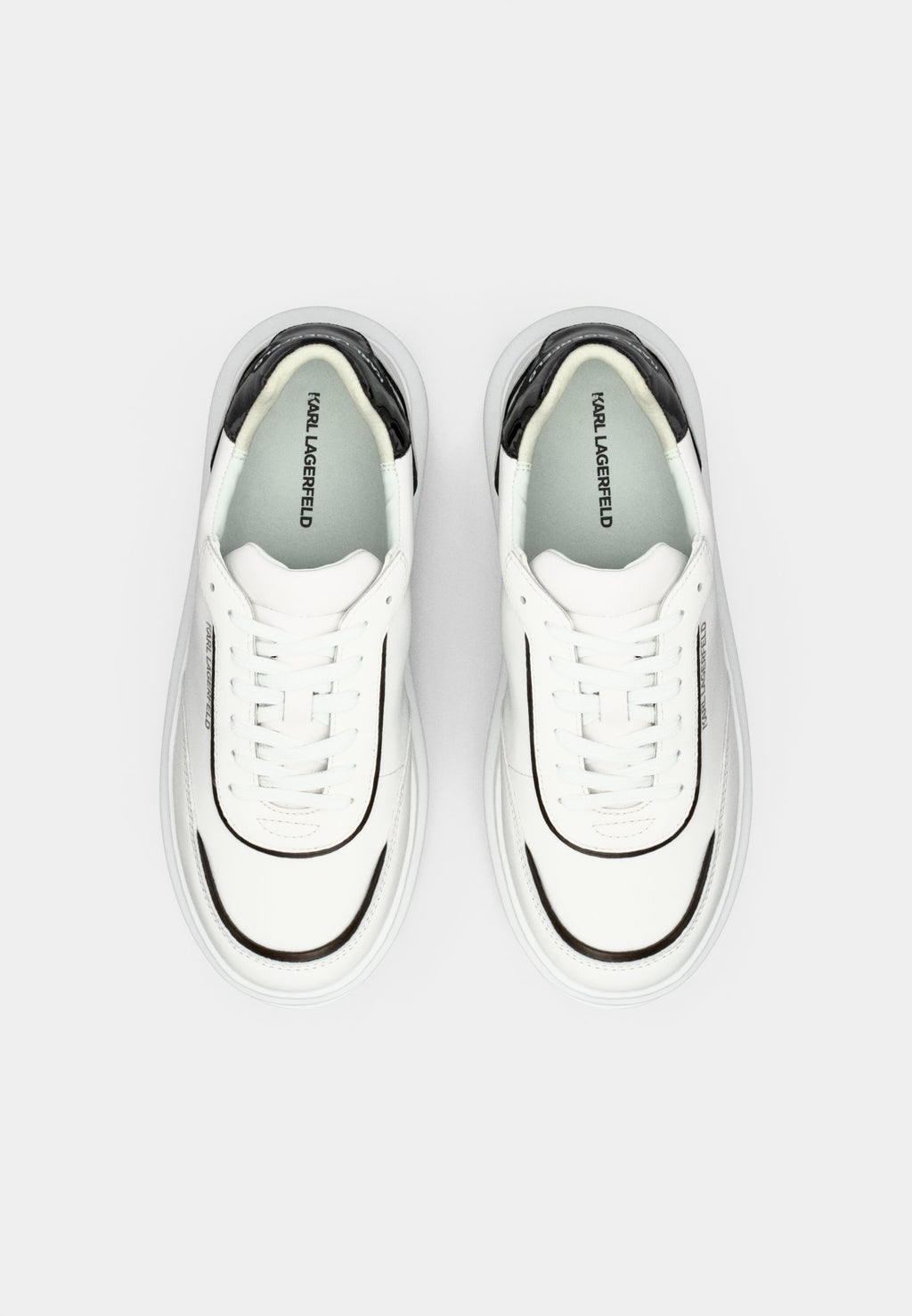 KAPRI U FRONT LACE - Trainers - white/silver-coloured