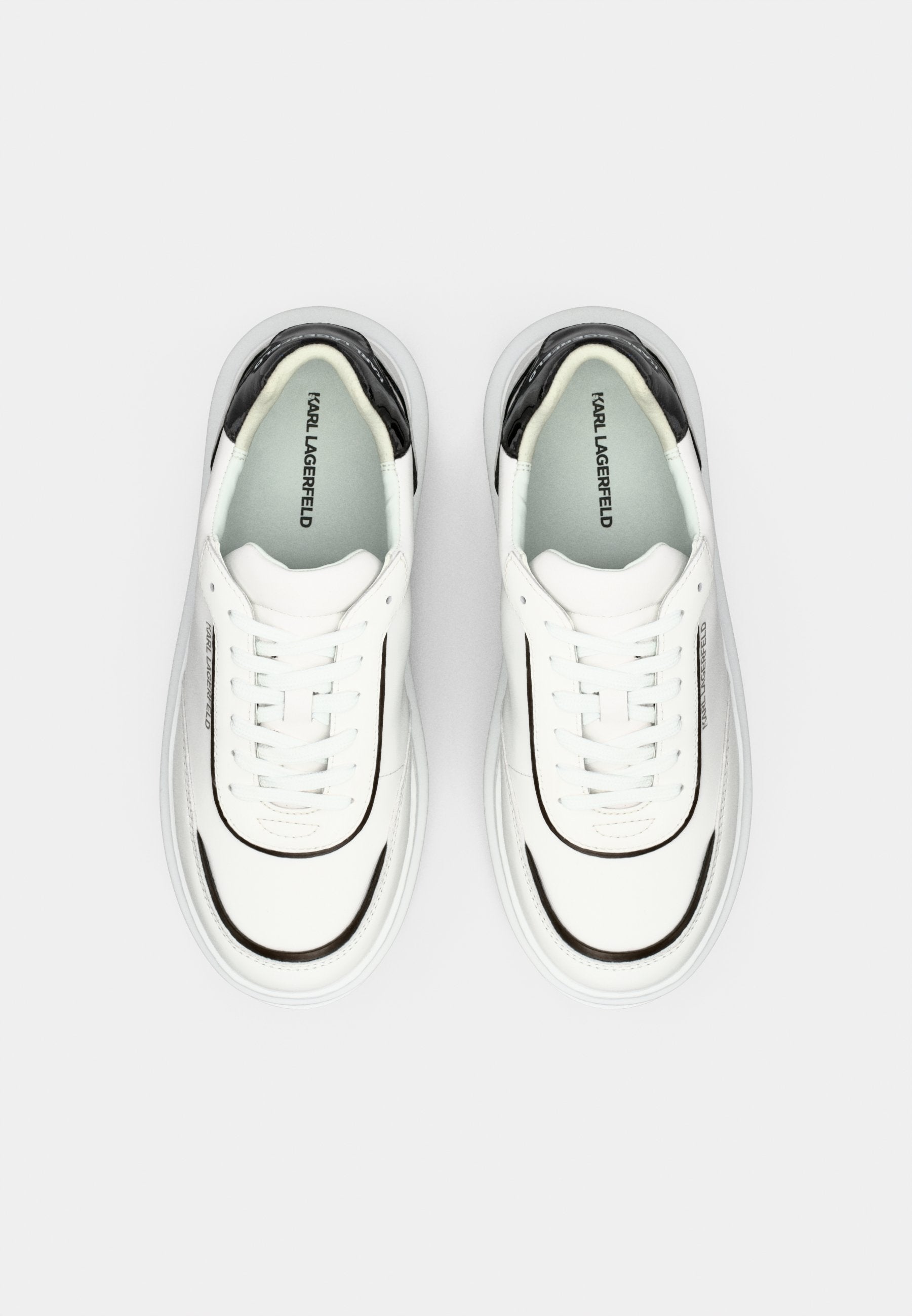 KAPRI U FRONT LACE - Trainers - white/silver-coloured