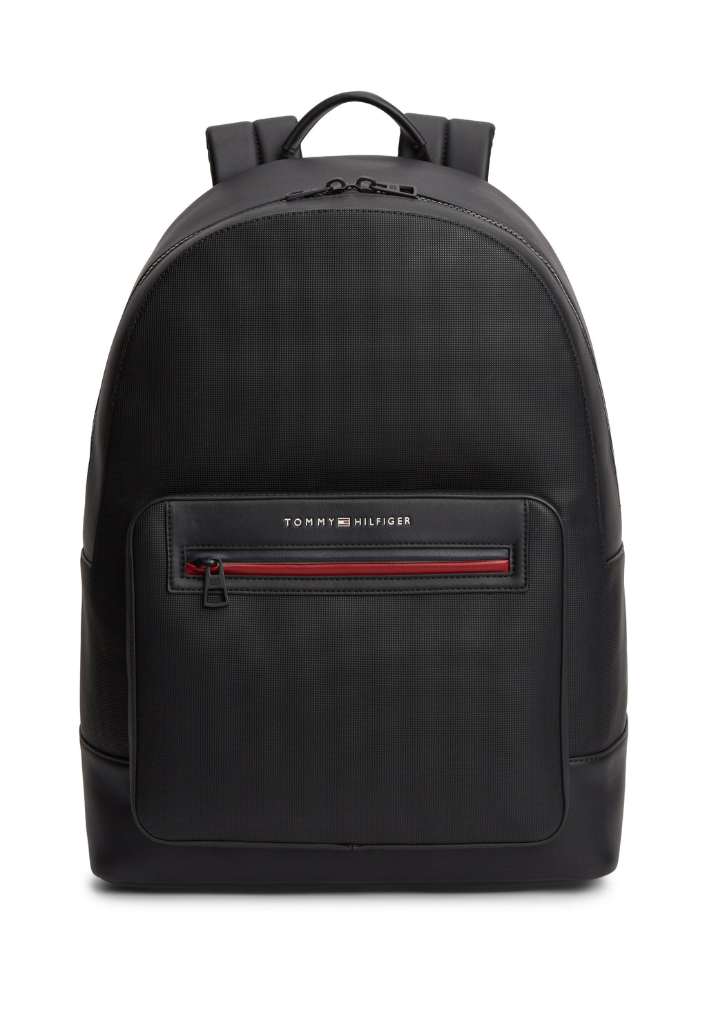 METAL LOGO TEXTURED DOME BACKPACK - Rucksack - black