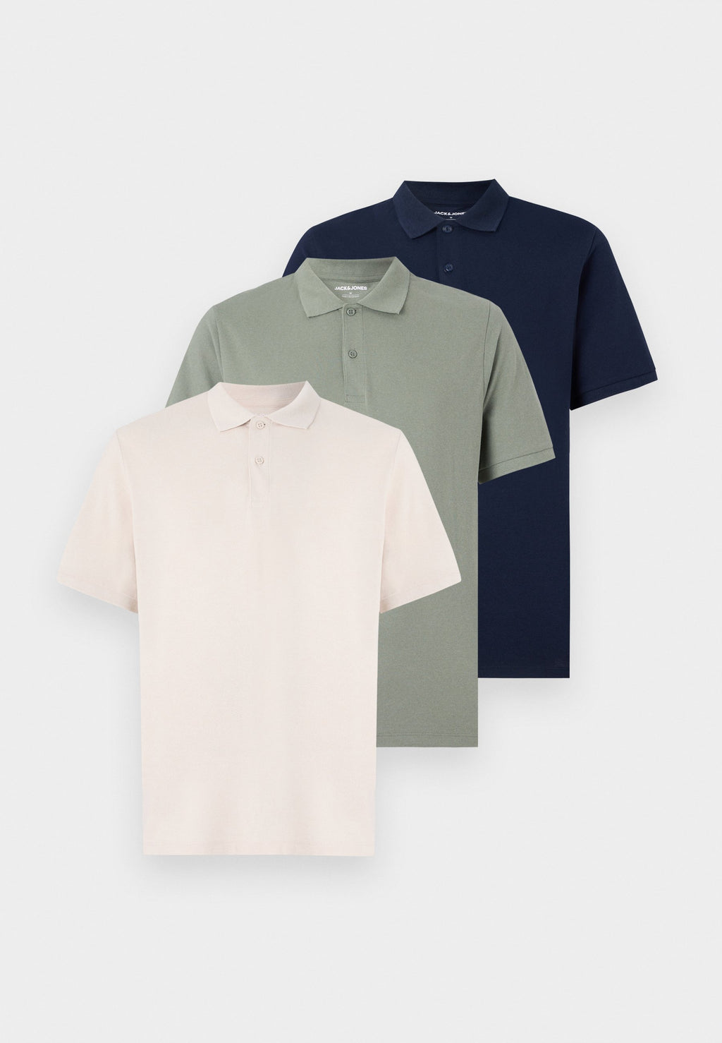 JJKANE 3 PACK - Polo shirt - sky captain/moon beam/agave green
