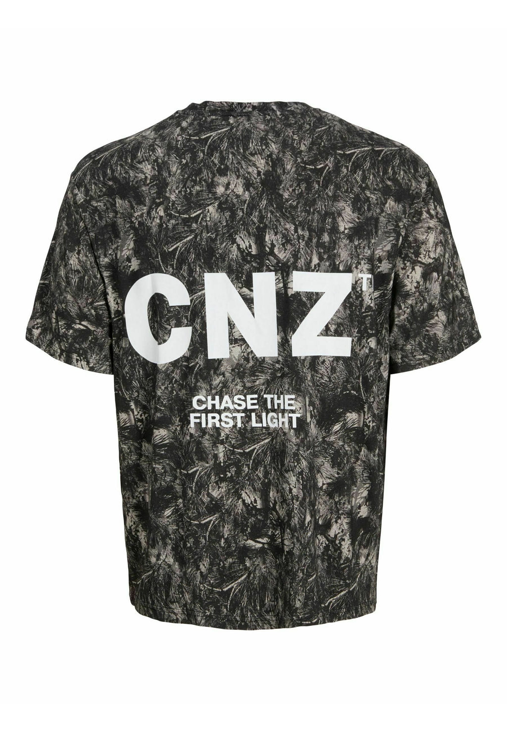 Backprintet - Print T-shirt - black