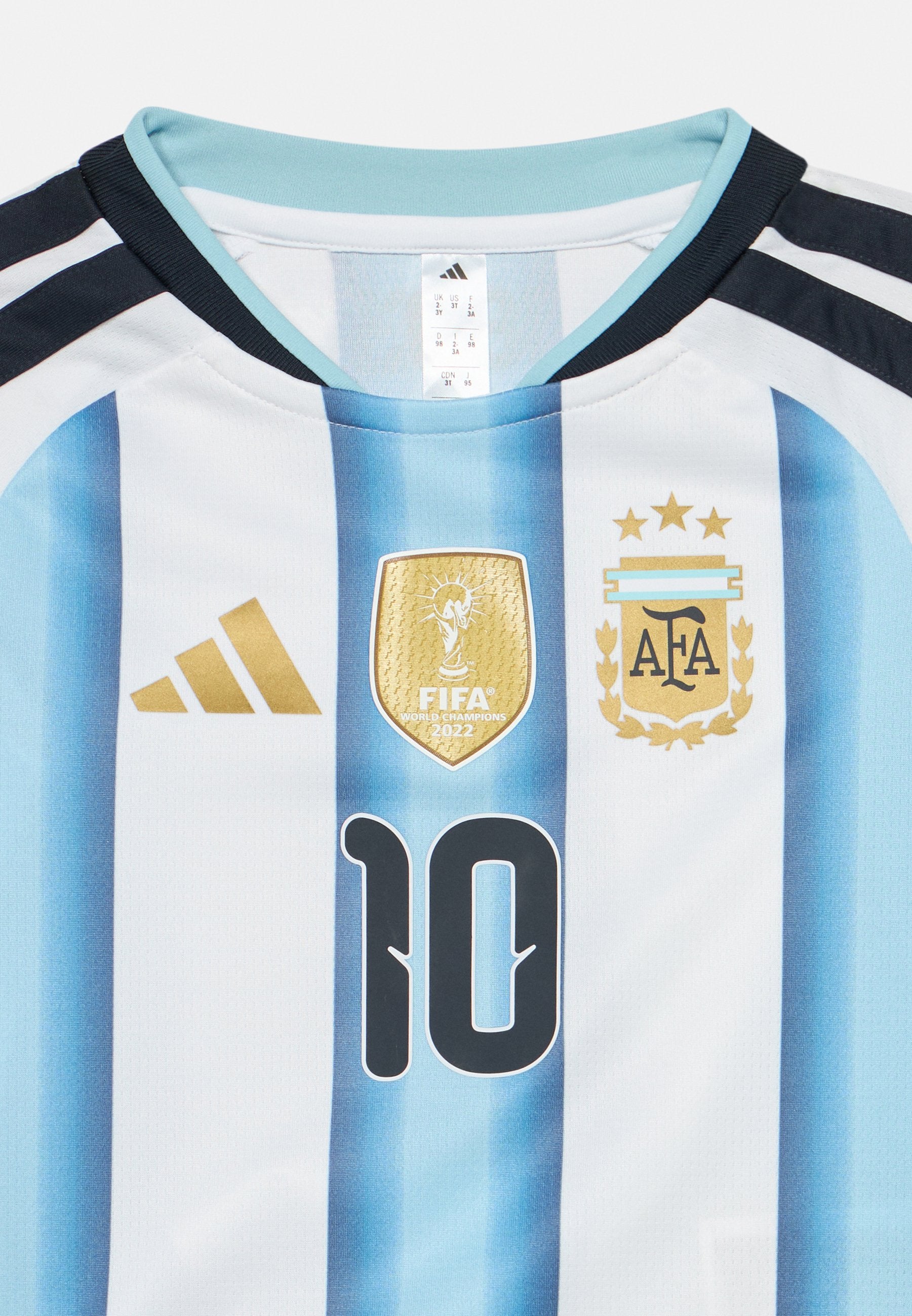ARGENTINE 26 DOMICILE SET MESSI - Tenue de l'équipe nationale - blanc/bleu glacier/bleu clair