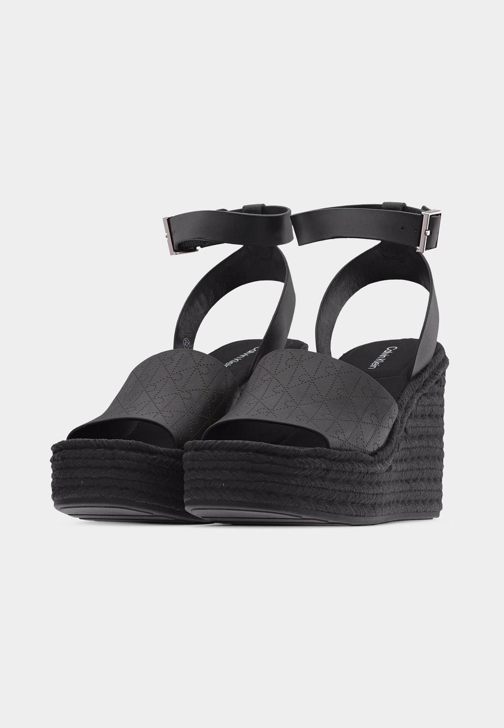 Platform sandals - triple black