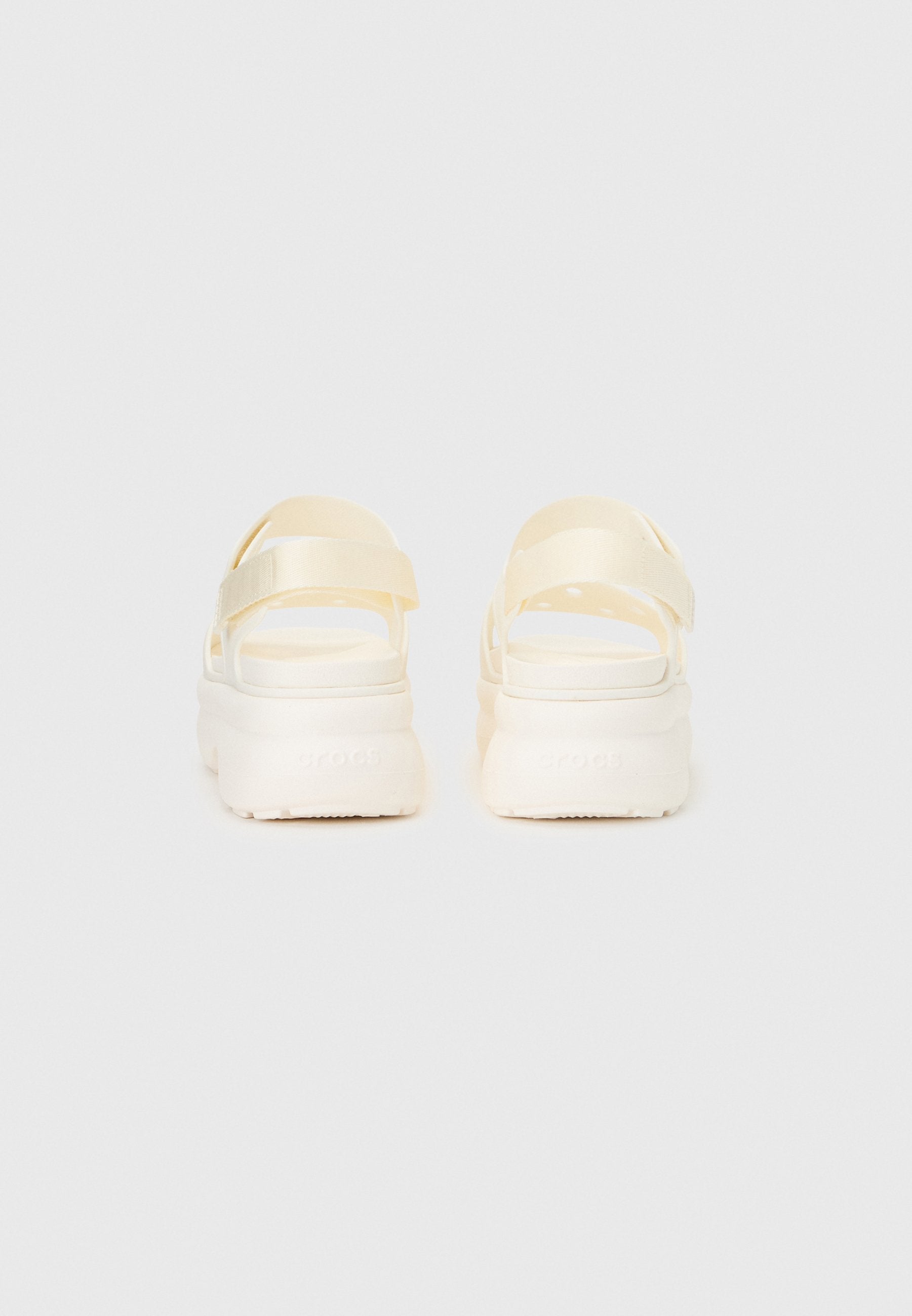 SOHO Y STRAP - Platform sandals - chalk