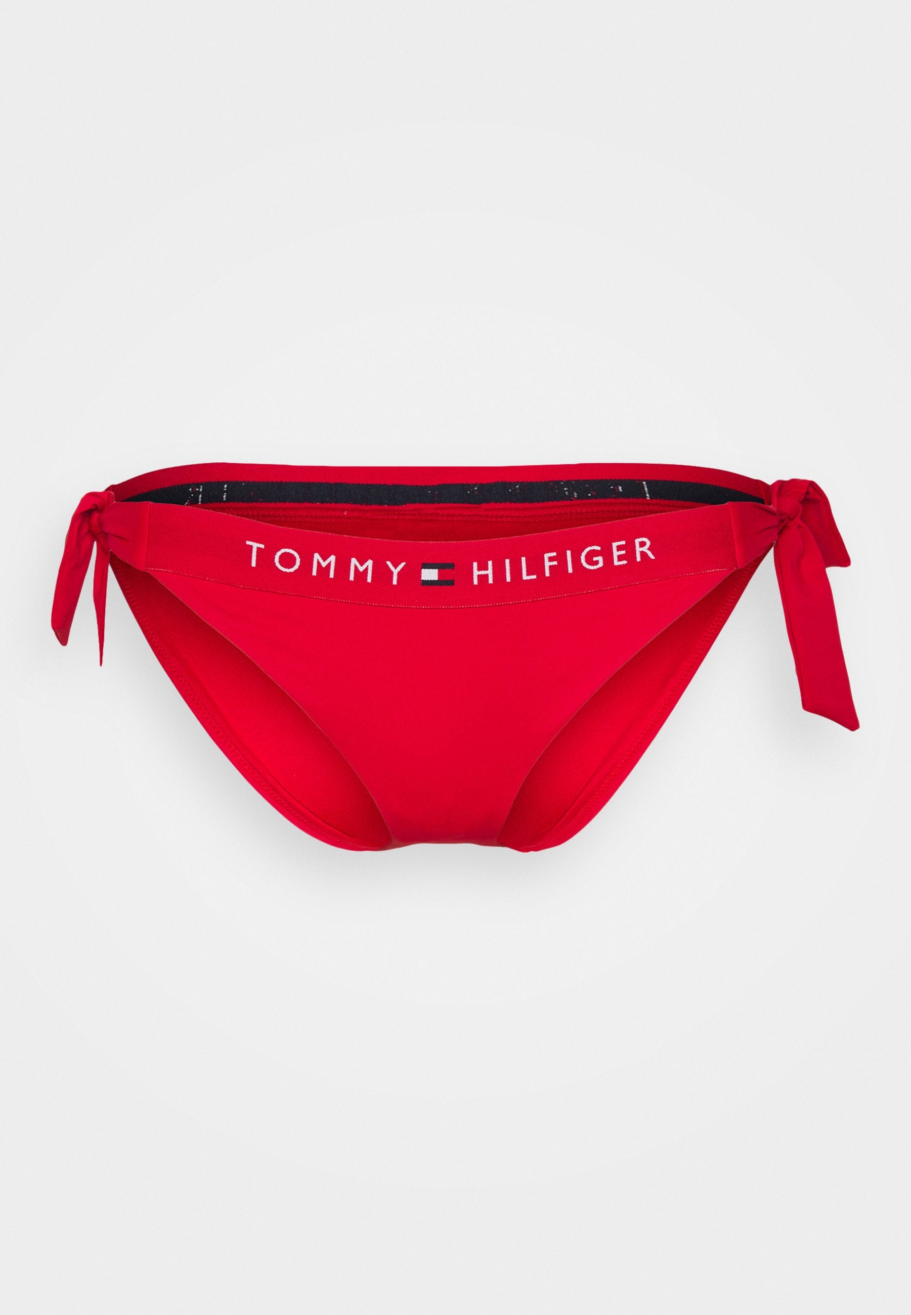SIDE TIE - Bikini bottoms - primary red