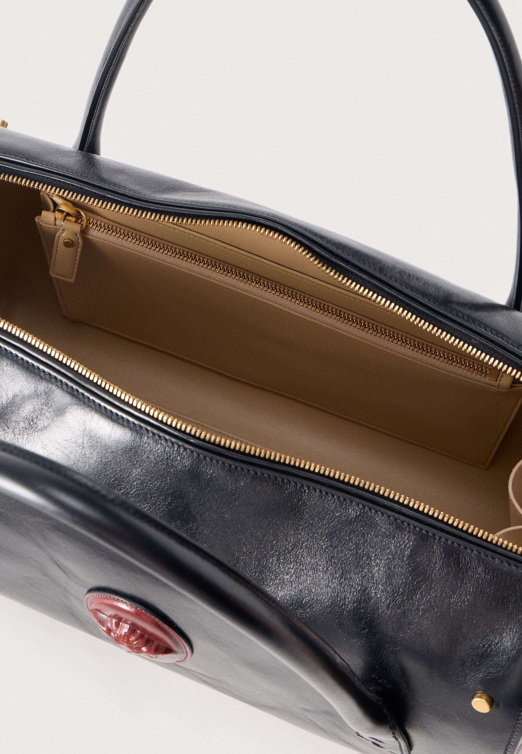 DUFFLE - Weekend bag - black/rosewood/gold-coloured