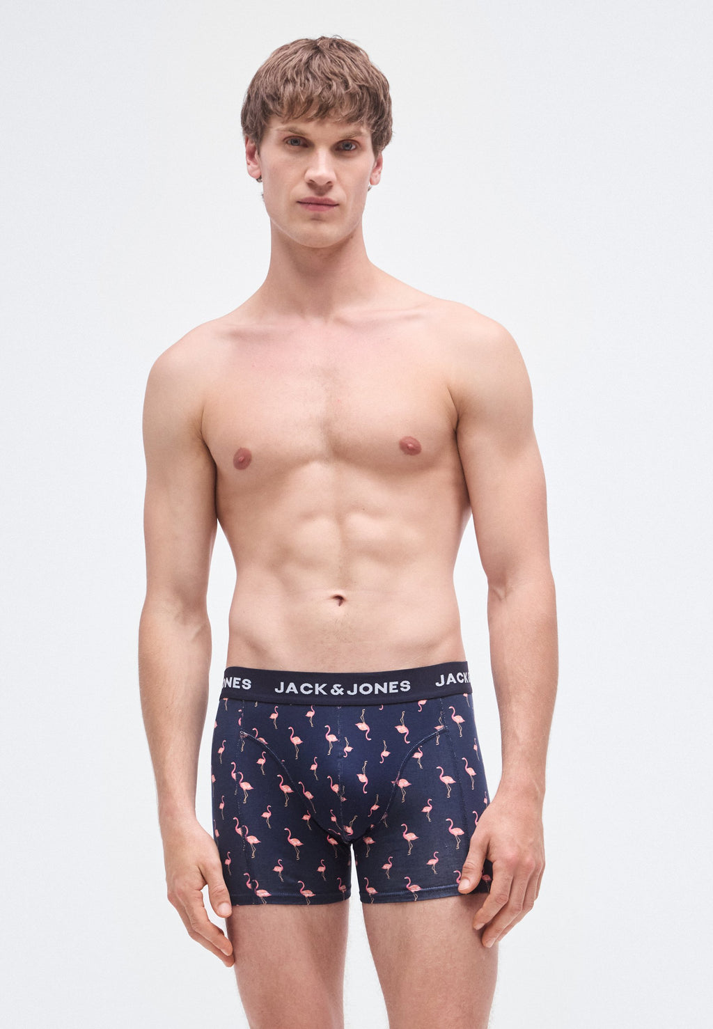 JACFLAMINGO FLOWER TRUNKS 7 PACK - شورتات - أسود/سماء كابتن