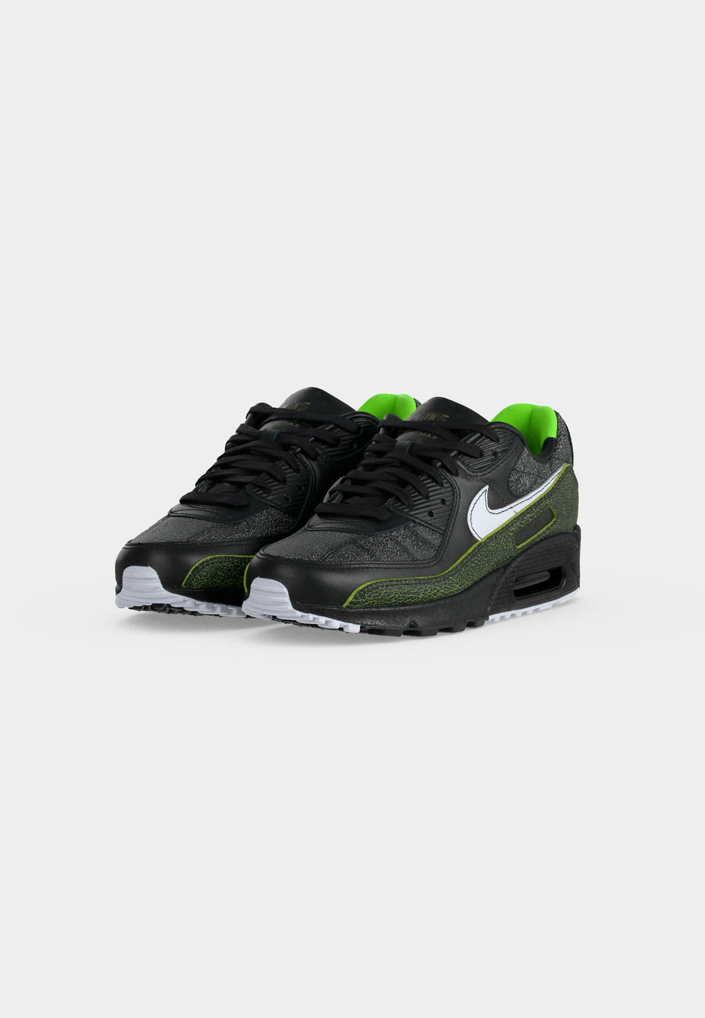 AIR MAX 90 - Trainers - black/white/voltage green
