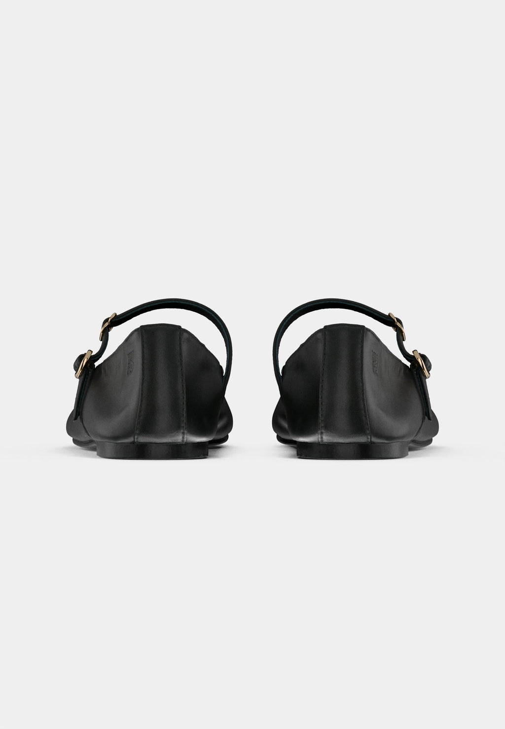 TYLIA - Ankle strap ballet pumps - black