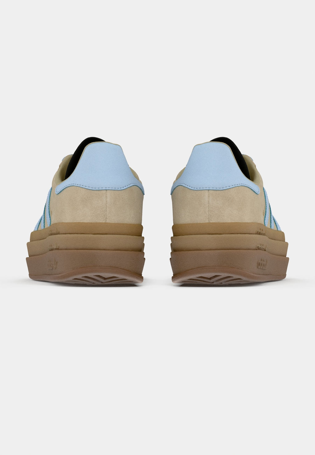 GAZELLE BOLD - Trainers - stone khaki/crystal sky/gold-coloured metallic