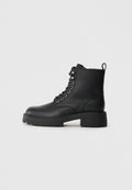 Bottines à lacets - noires