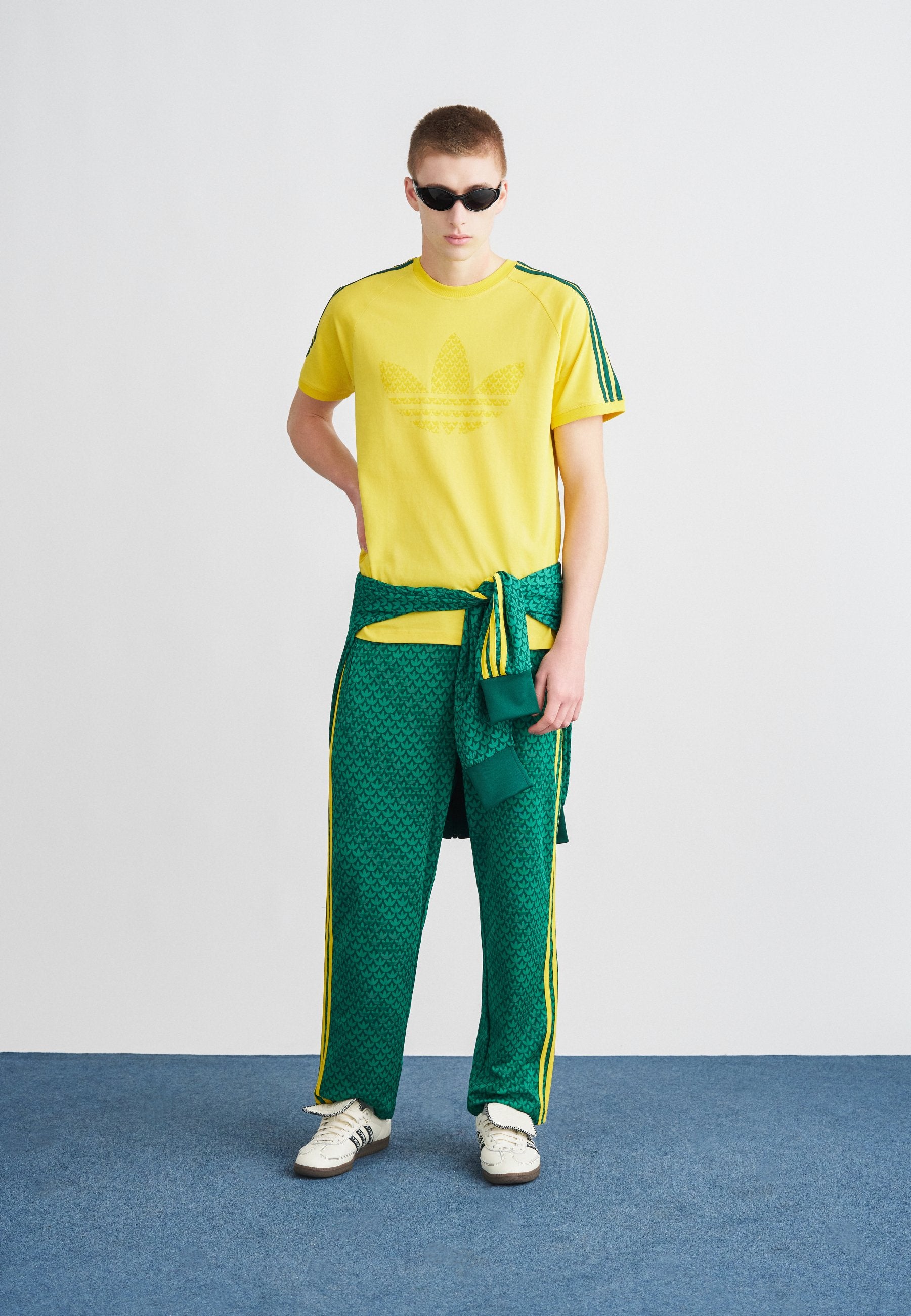 FIREBIRD MONOGRAM - Tracksuit bottoms - collegiate green