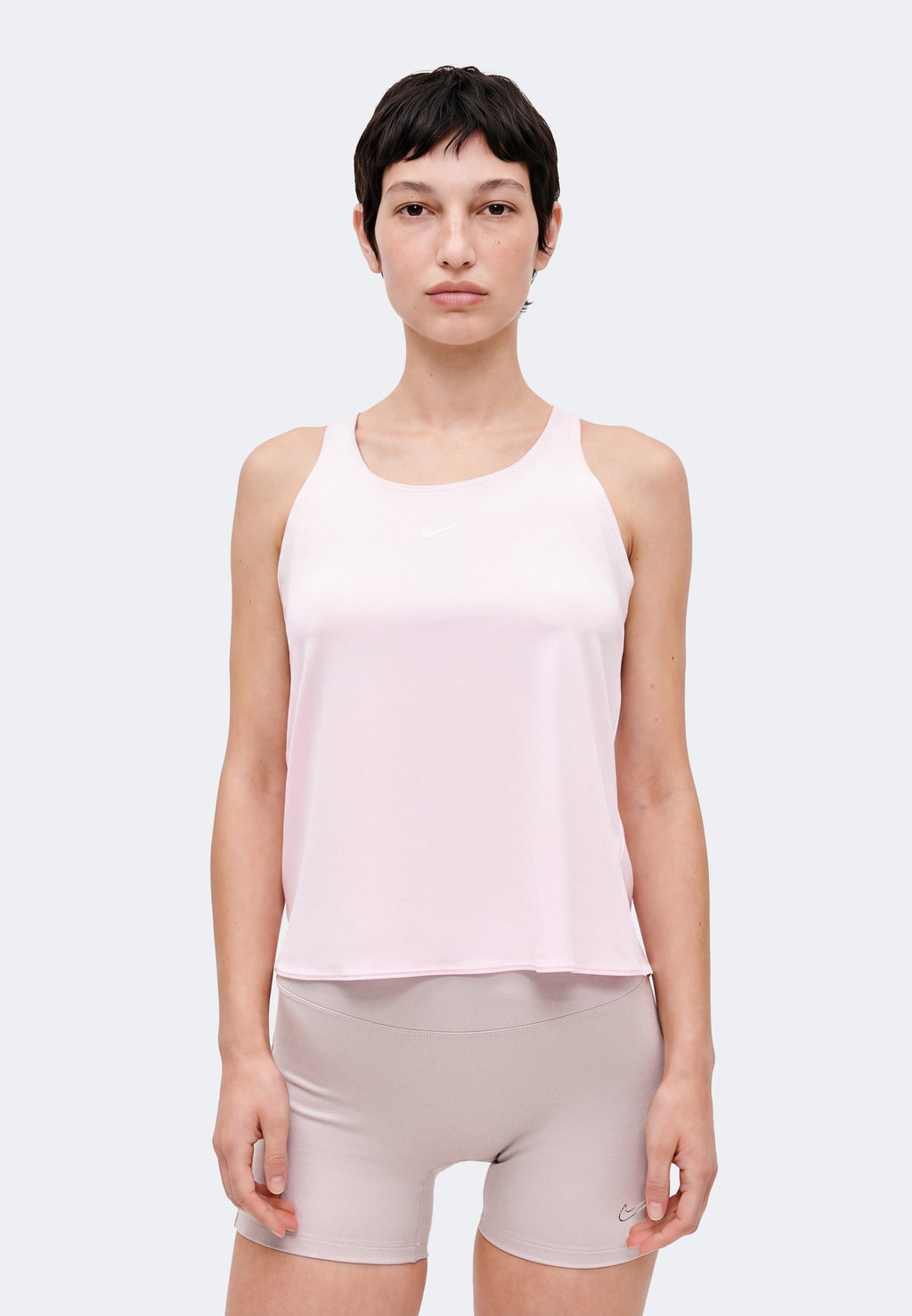 TANK ELASTIKA - Top - pink foam/white