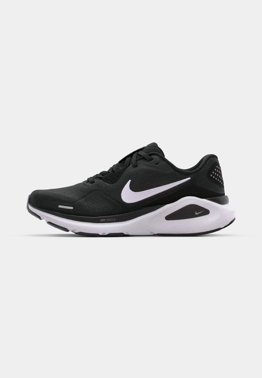 W NIKE STRUCTURE 26 - Chaussures de running sur route - black/white/cool grey/metallic silver