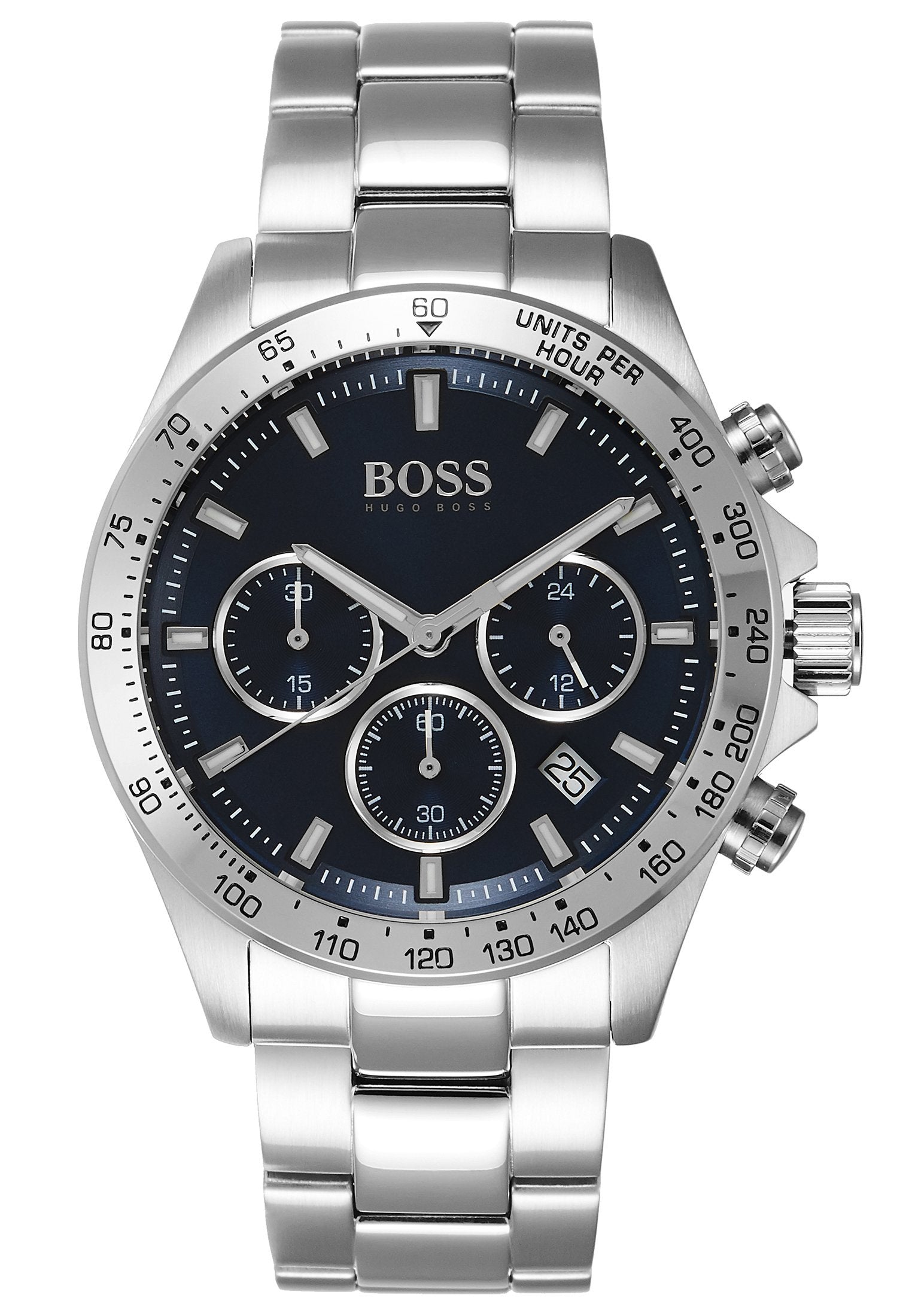 HERO - Watch - silver-coloured/metallic blue