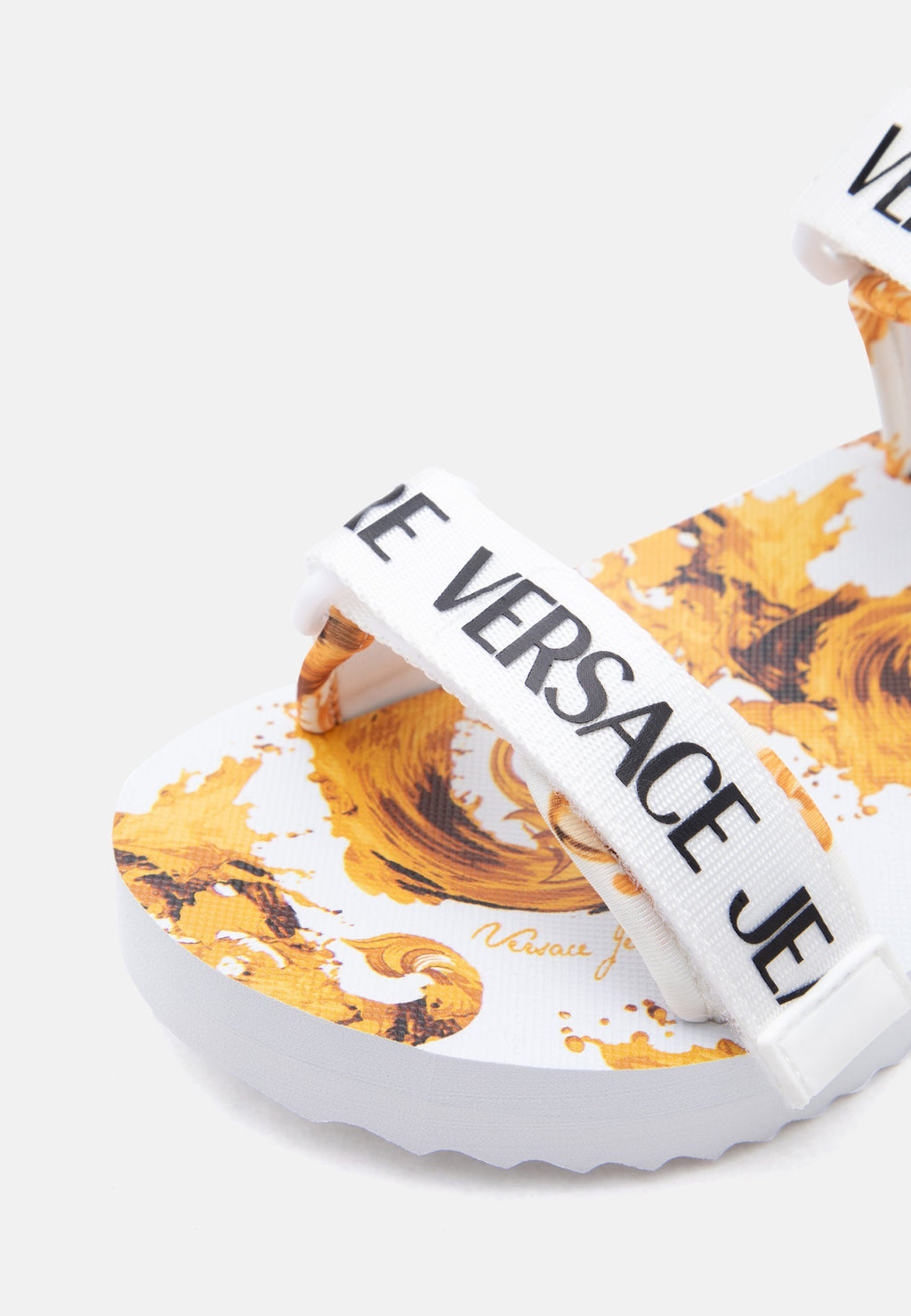 FONDO MIAMI - Sandals - white/gold-coloured