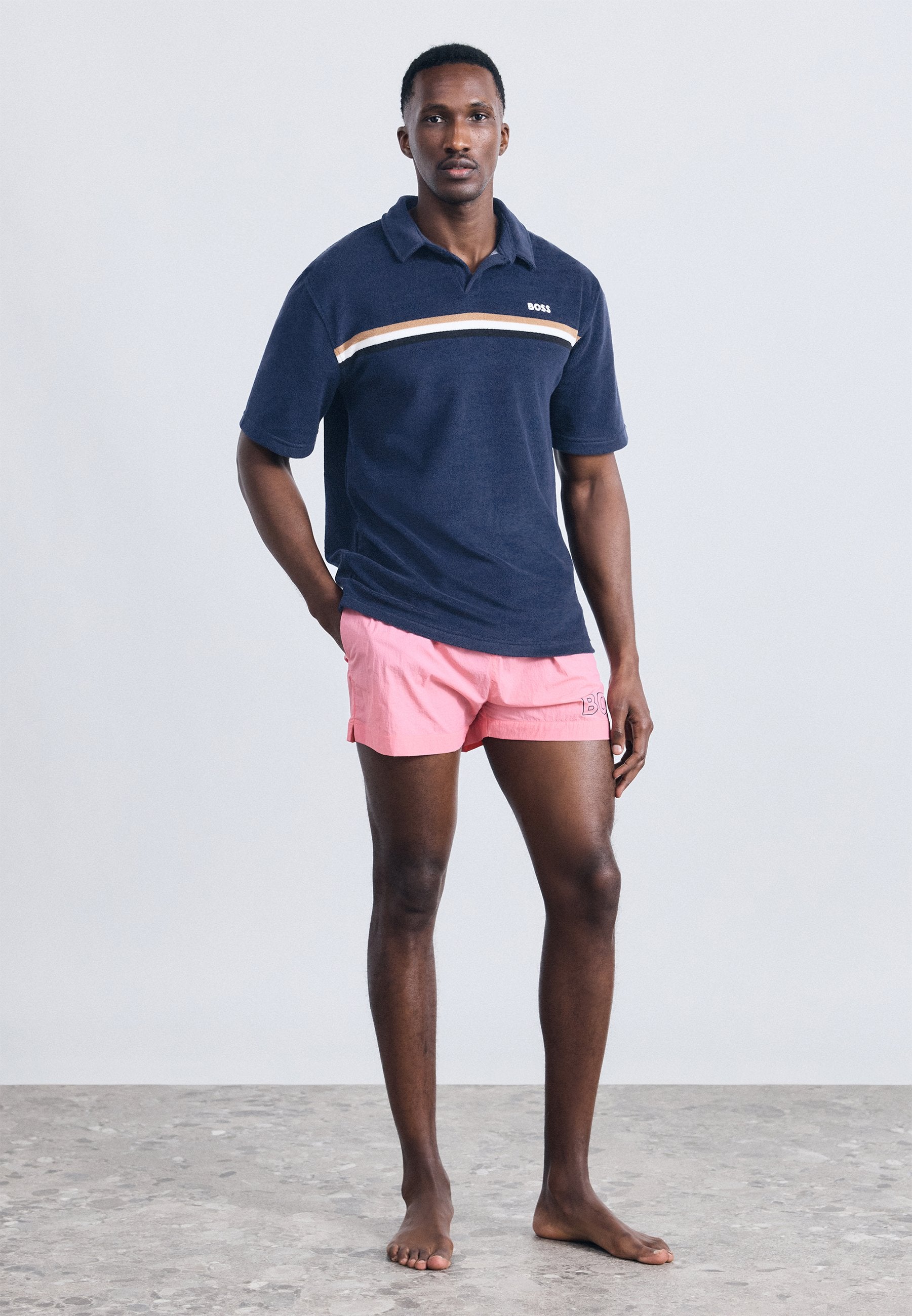 ICONIC POLO SHIRT - Beach accessory - navy