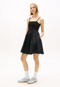 SPAGHETTI STRAP EXTRA SLIM MINI DRESS - Day dress - black