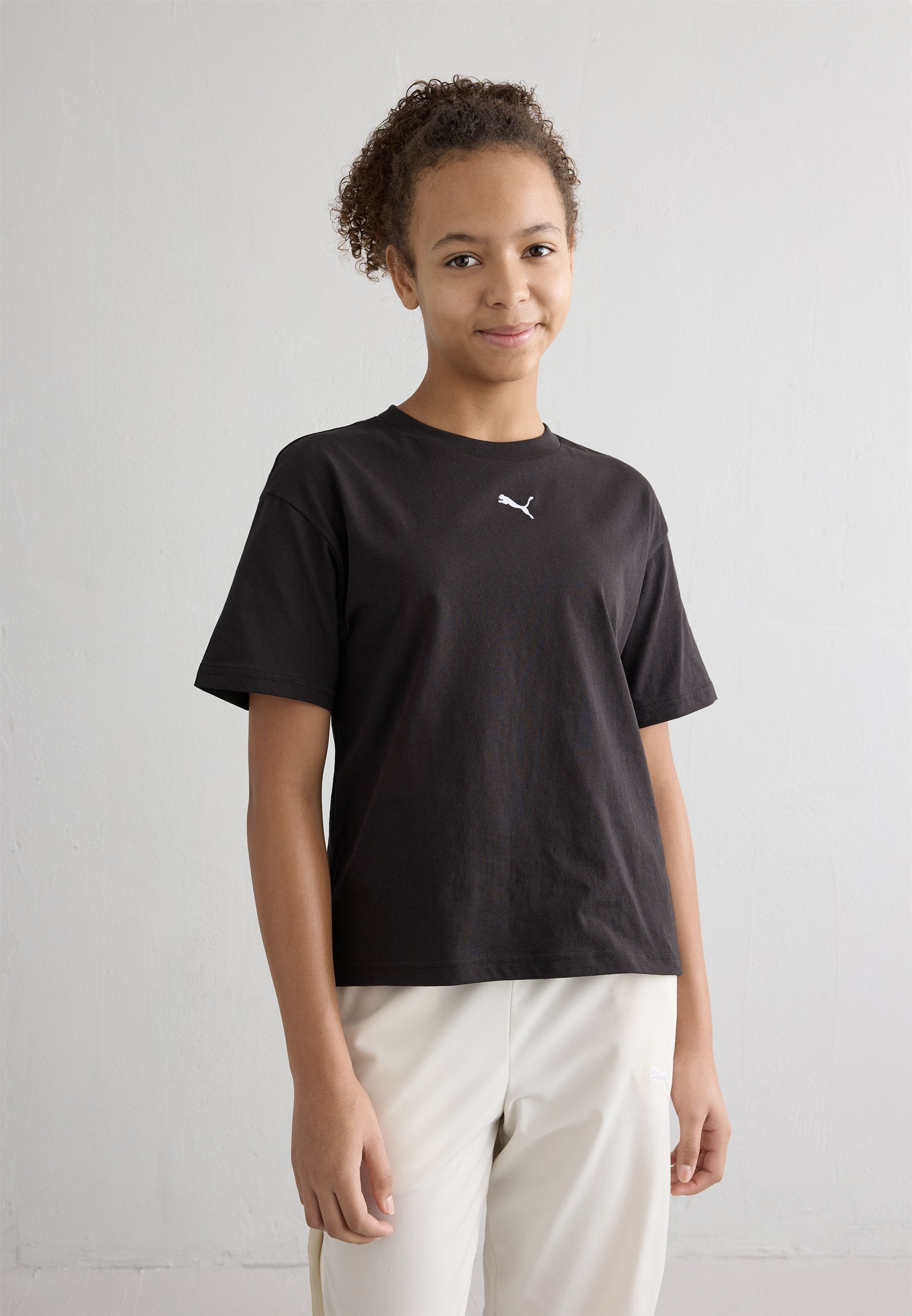 BOL KESİM TİŞÖRT UNISEX - Spor Tişörtü - siyah