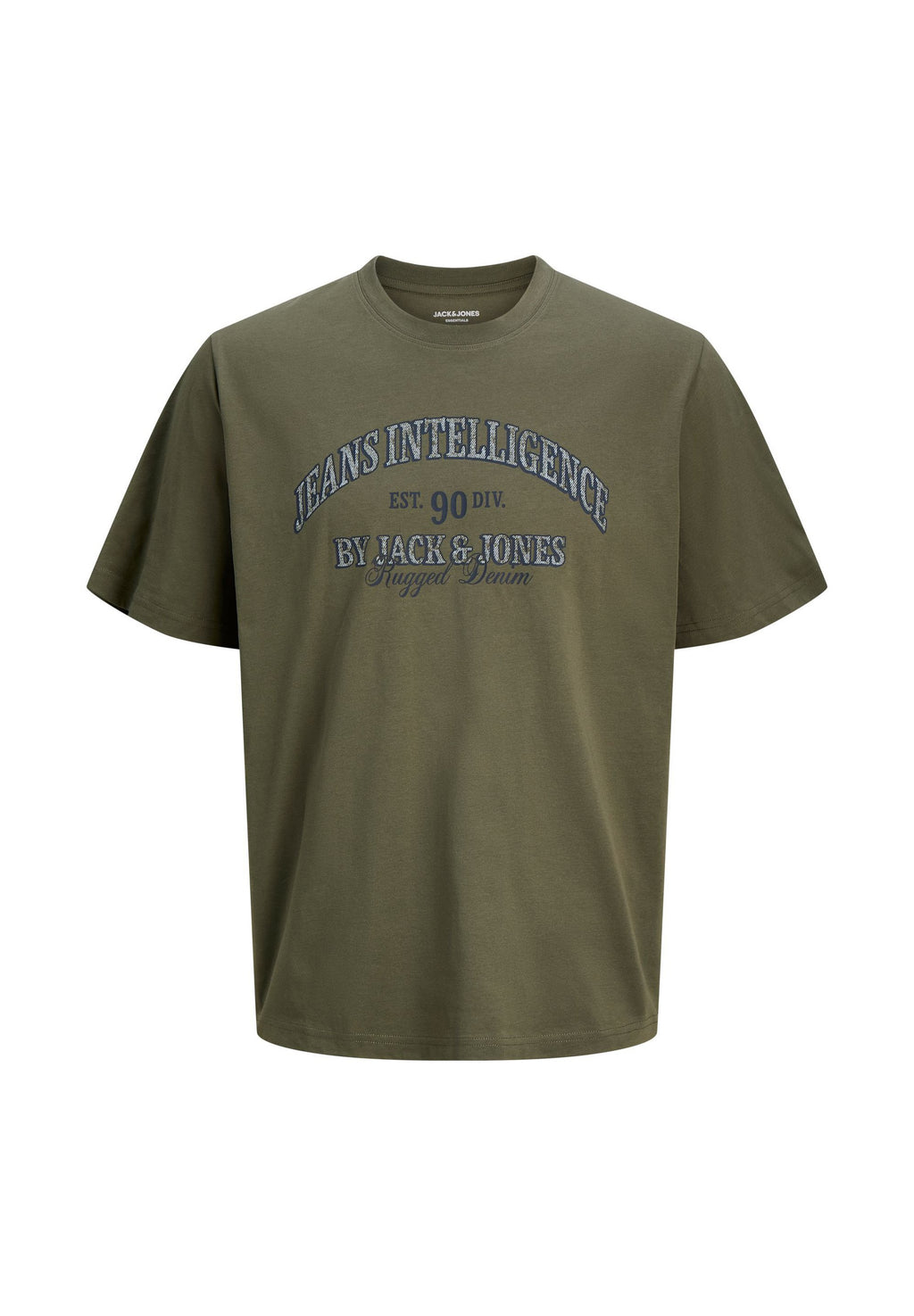 T- - Print T-shirt - dusty olive