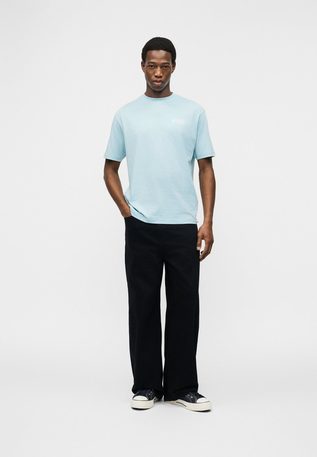 CREWNECK - Print T-shirt - ice blue