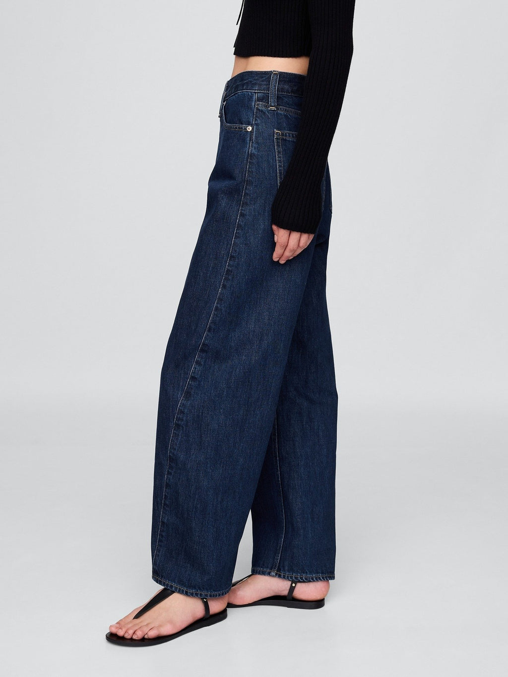 BARREL TWISTED SEAM LARKIN - Baggy Jeans - dark rinse