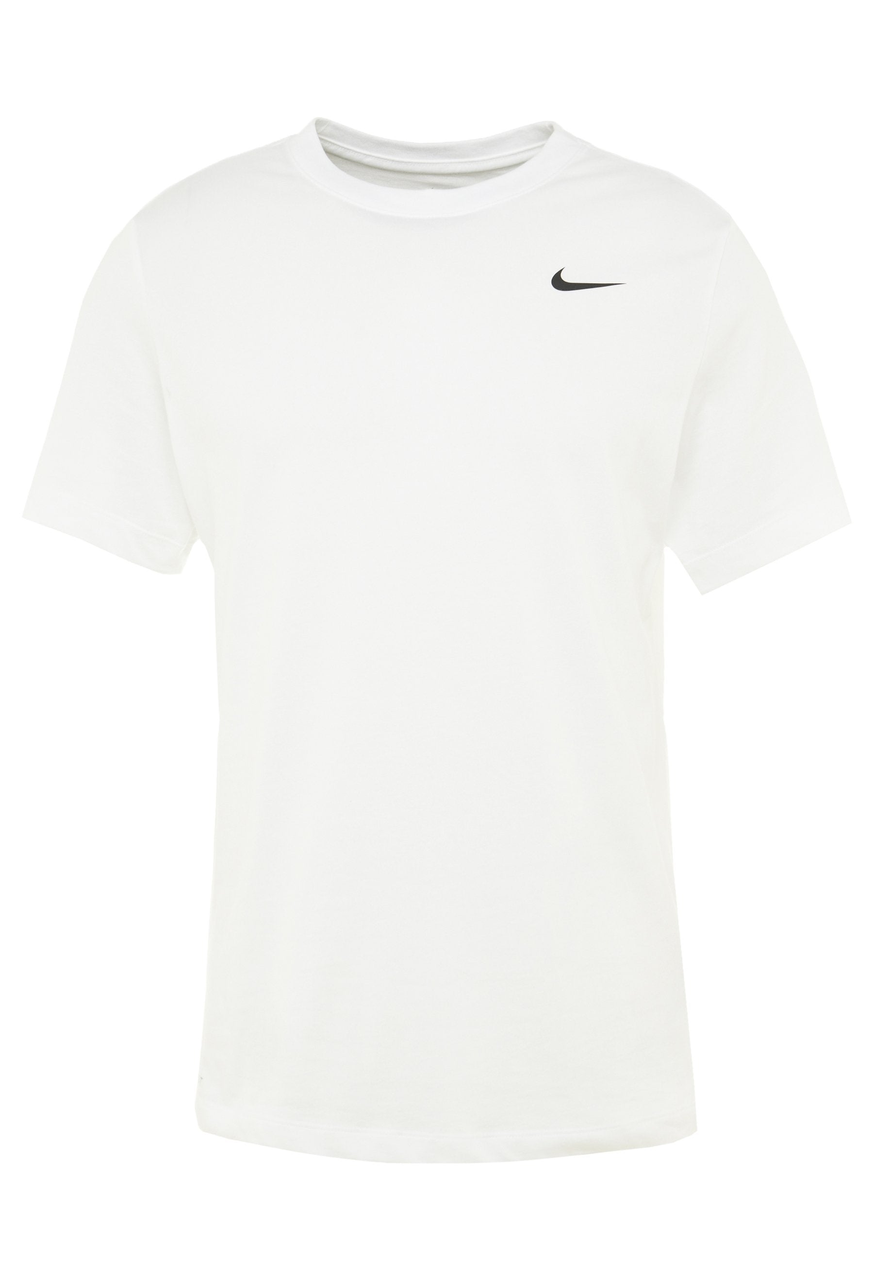 TEE CREW SOLID - Sports T-shirt - white/black