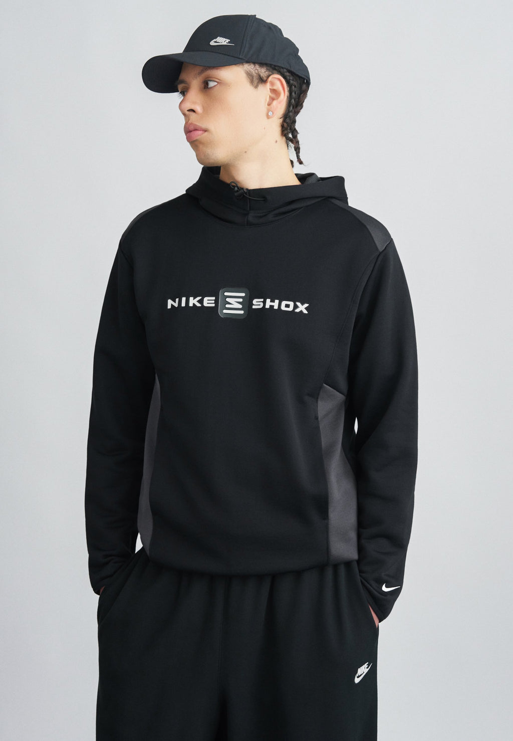 Hoodie - black/anthracite