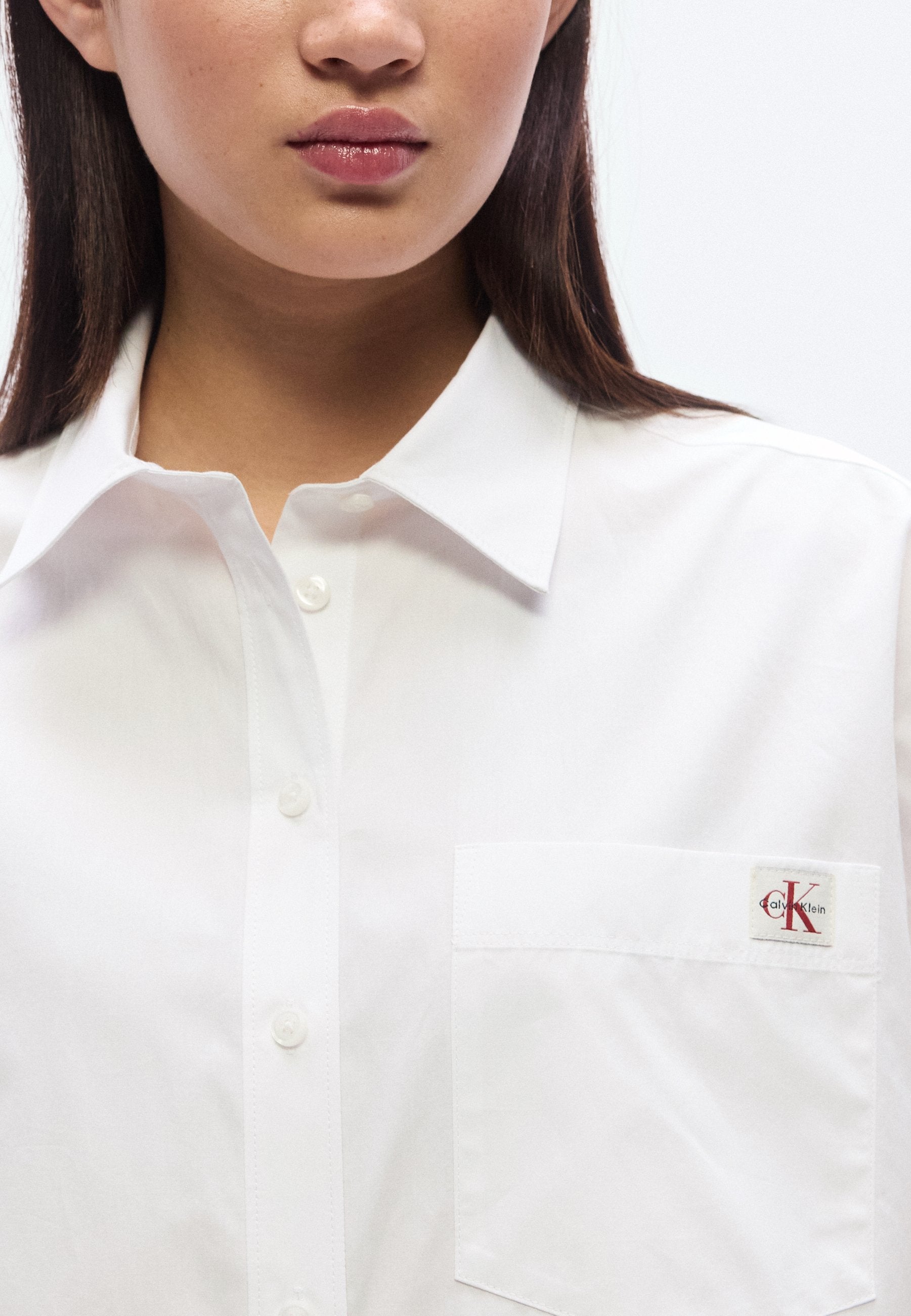 RELAXED  - Button-down blouse - brilliant white