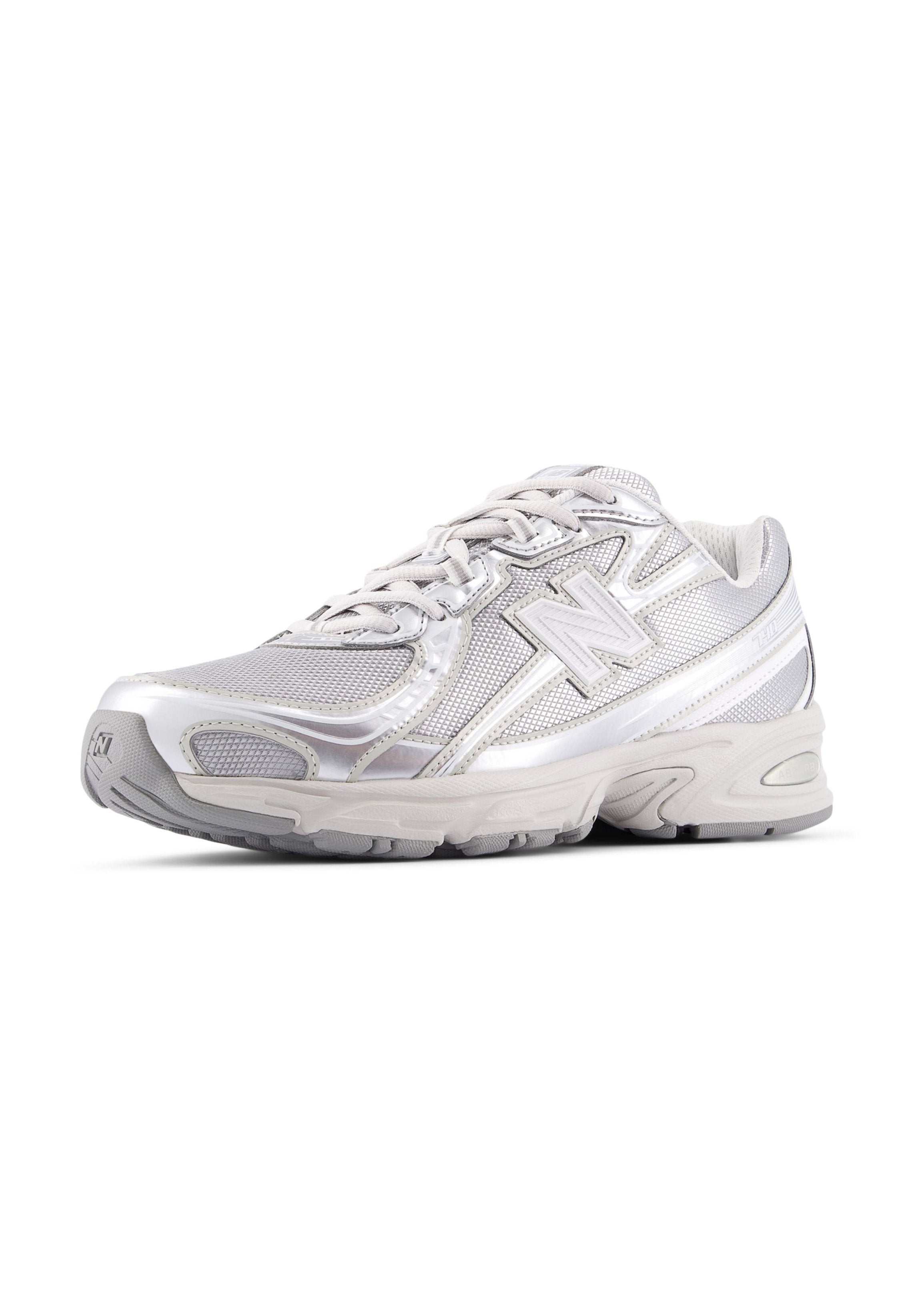 Trainers - metallic silver metallic silver
