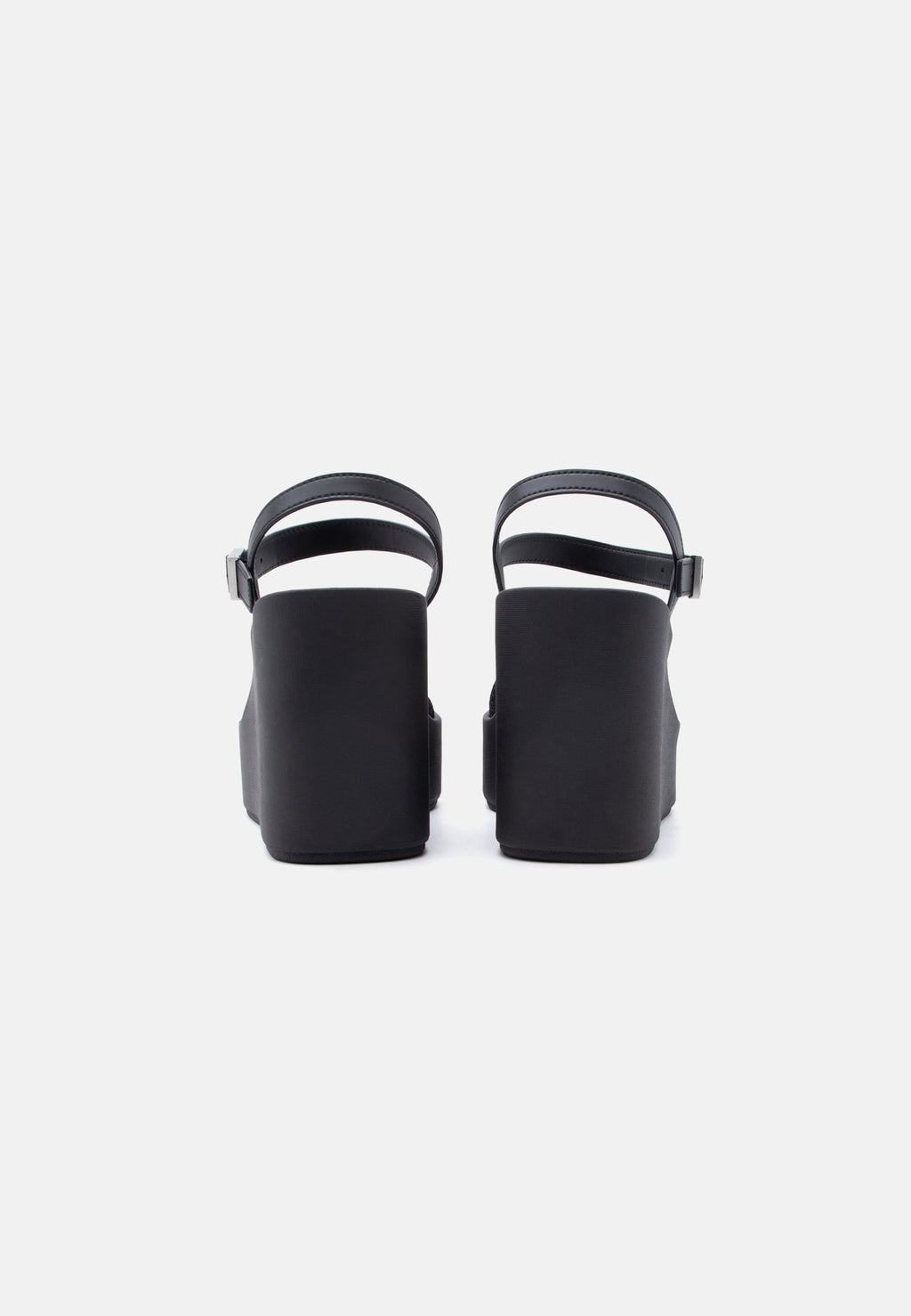 Platform sandals - triple black