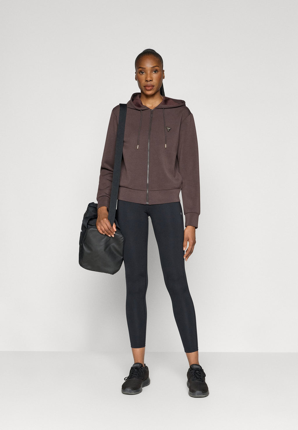 OLYMPE FULL ZIP HOODIE - Sweatshirt zippé - coffee roast