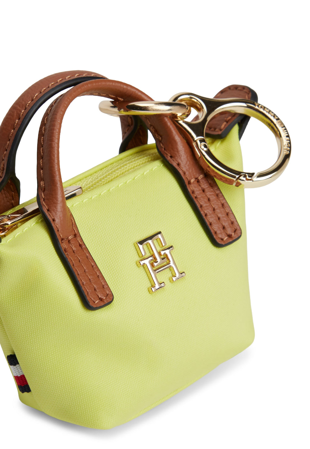 TOTE BAG KEYRING POUCH CHARM - Keyring - lime zing