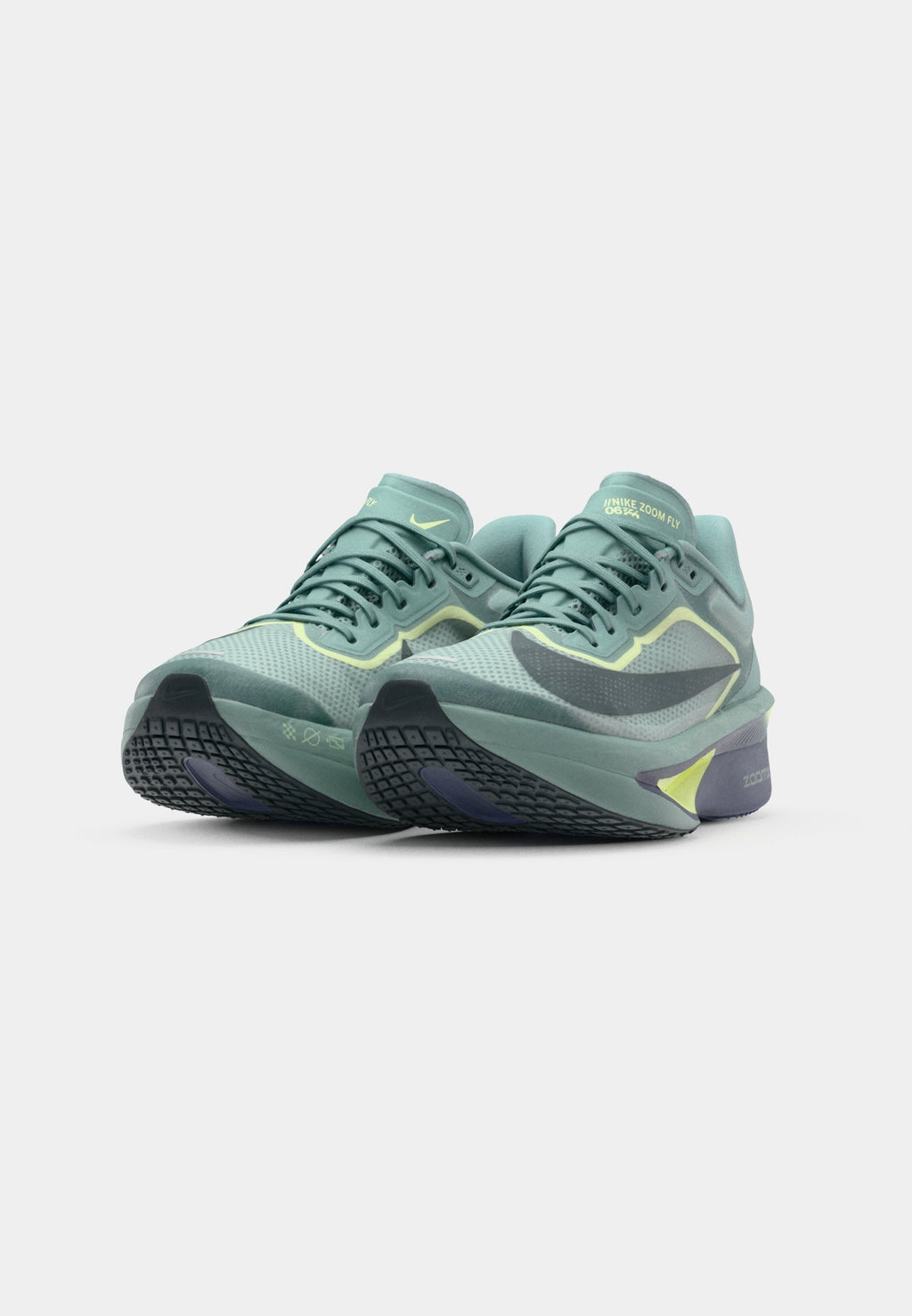 ZOOM FLY  - Road running shoes - cannon/seaweed/light silver/cobalt bliss/sanded purple/barely volt