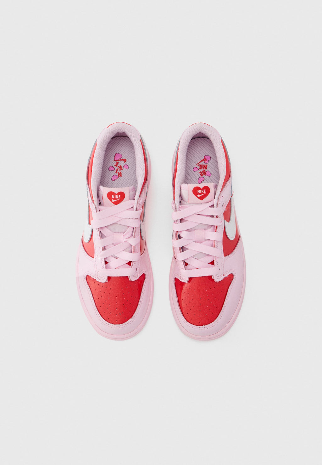 DUNK LOW UNISEXE - Baskets - pink foam/summit white/light crimson
