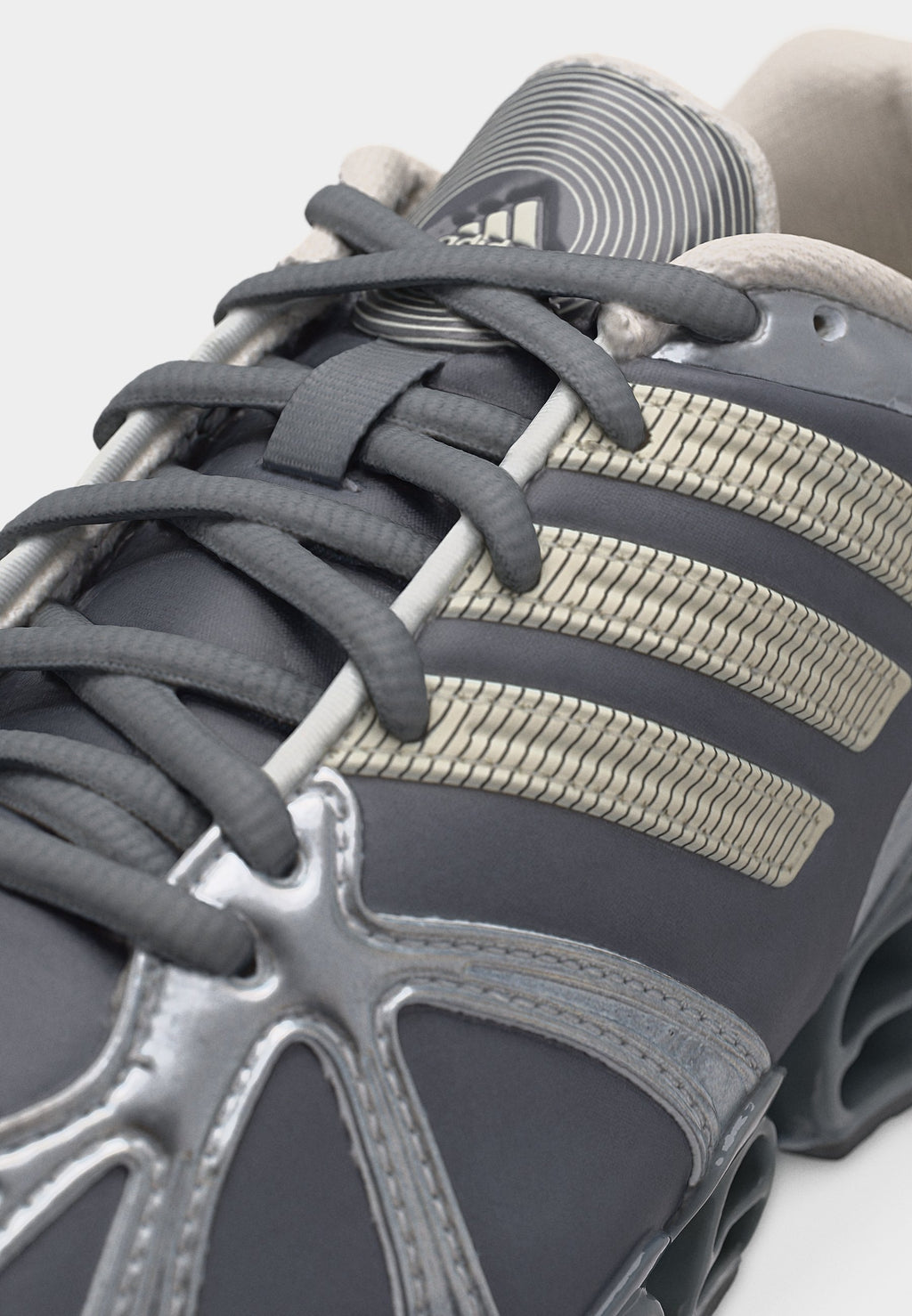 MEGA GHOSTRIDE W - Trainers - grey three/core white/silver-coloured metallic