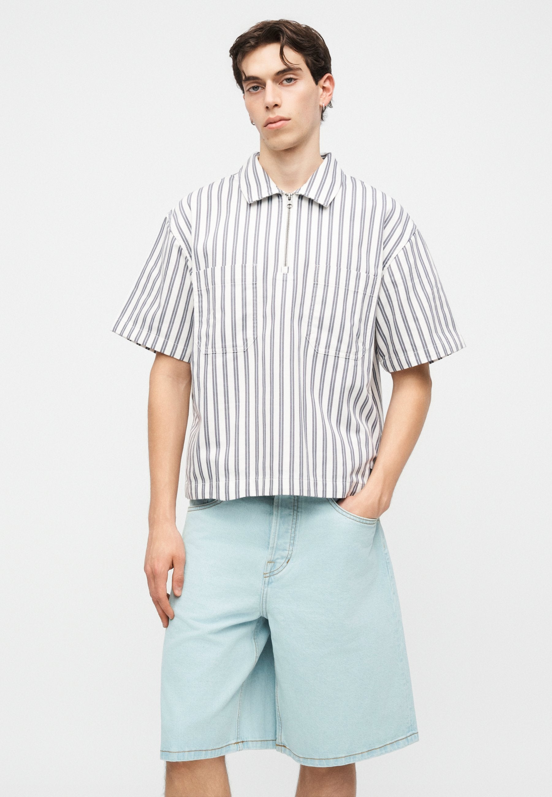 Denim shorts - blue ice